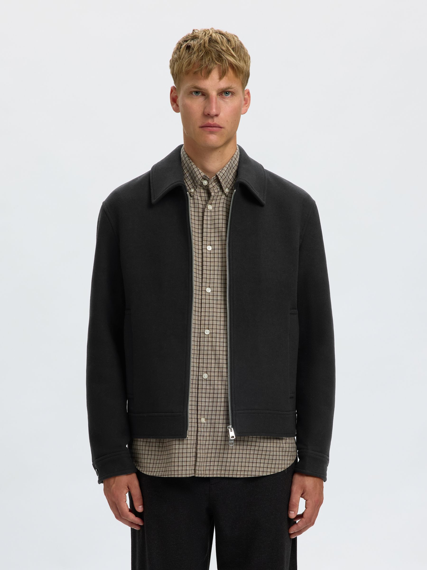 WOOL BLEND JACKET