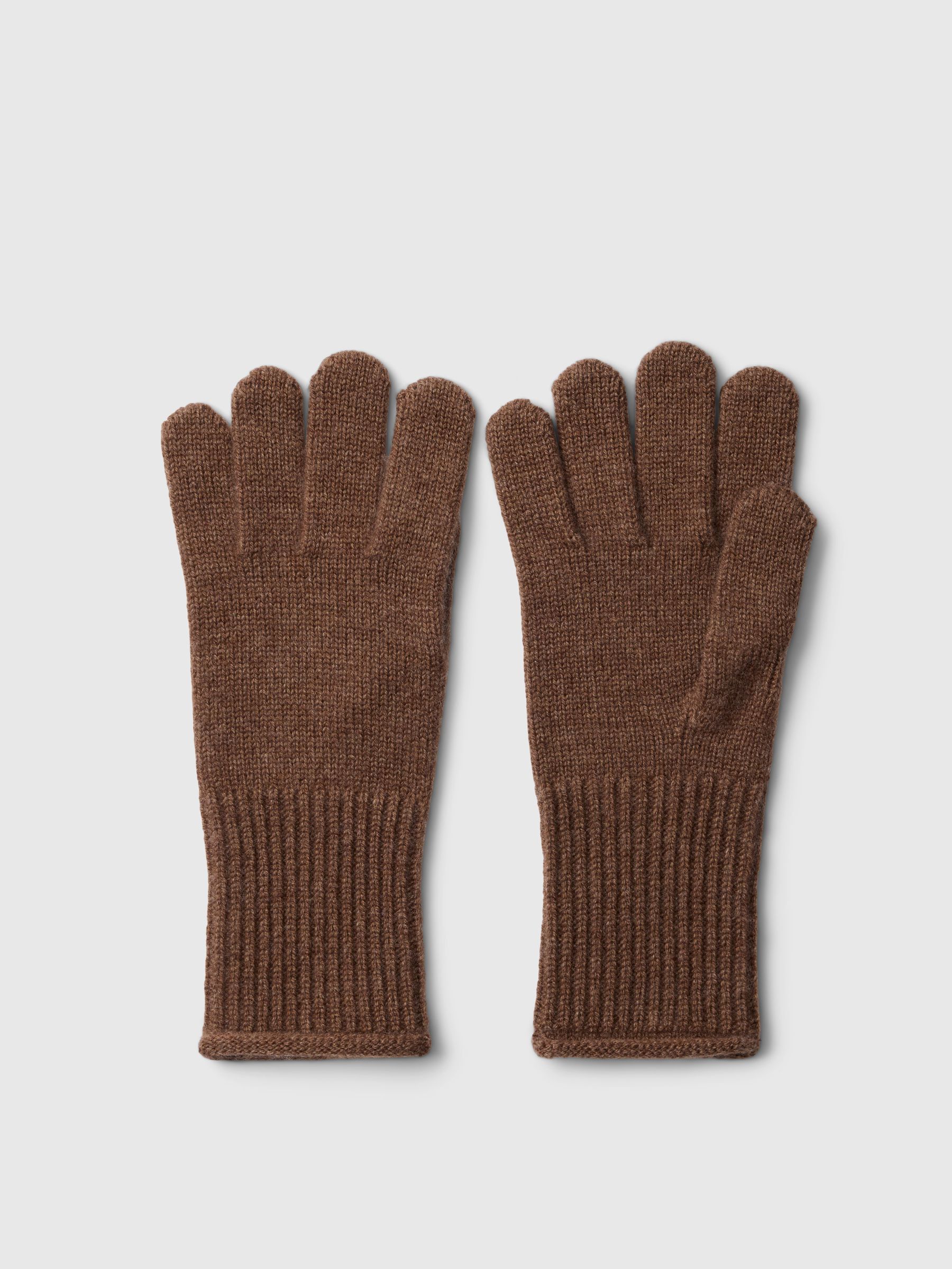 WOOL BLEND GLOVES