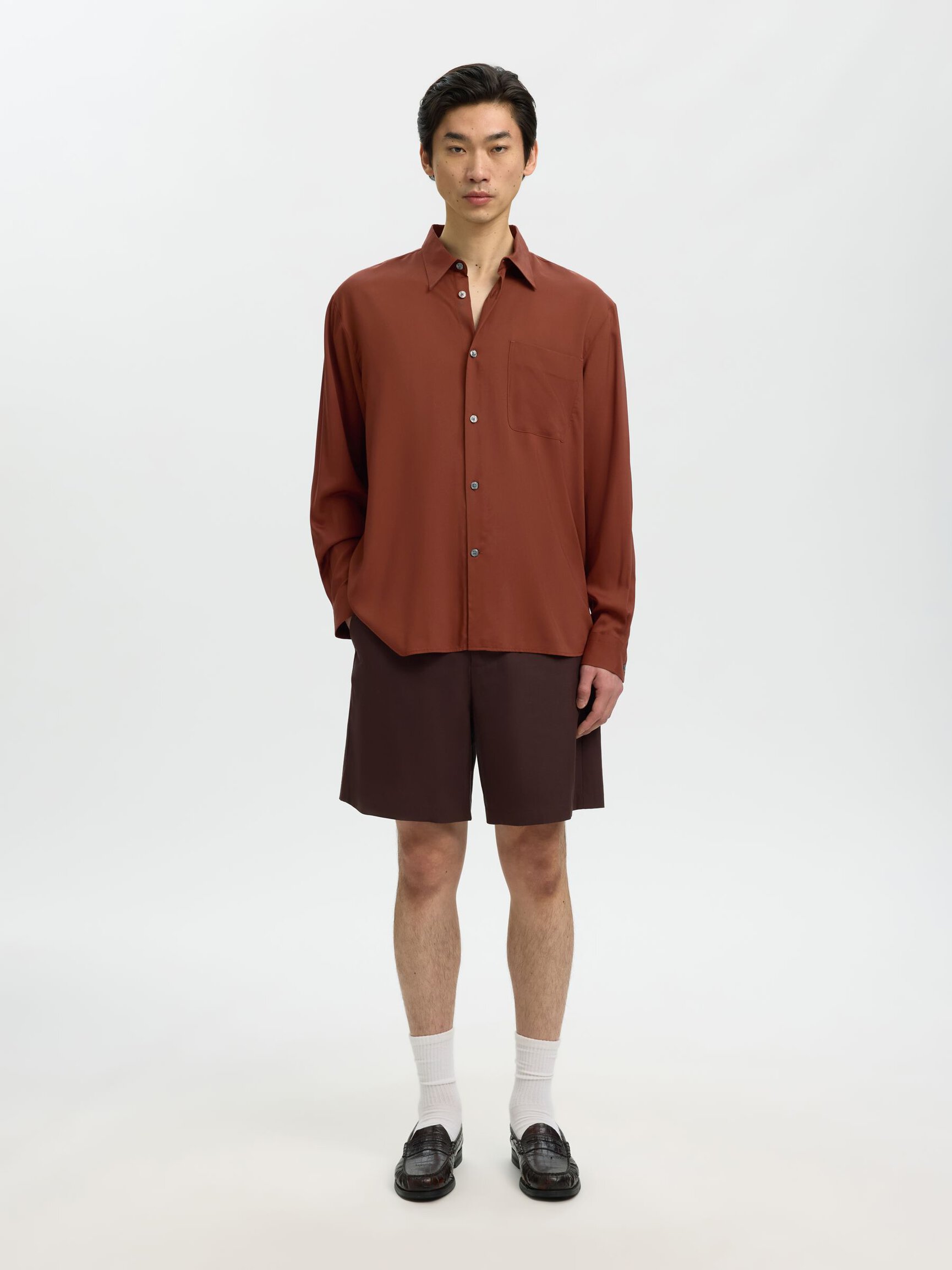 RELAXED FIT LONG SLEEVED SHIRT