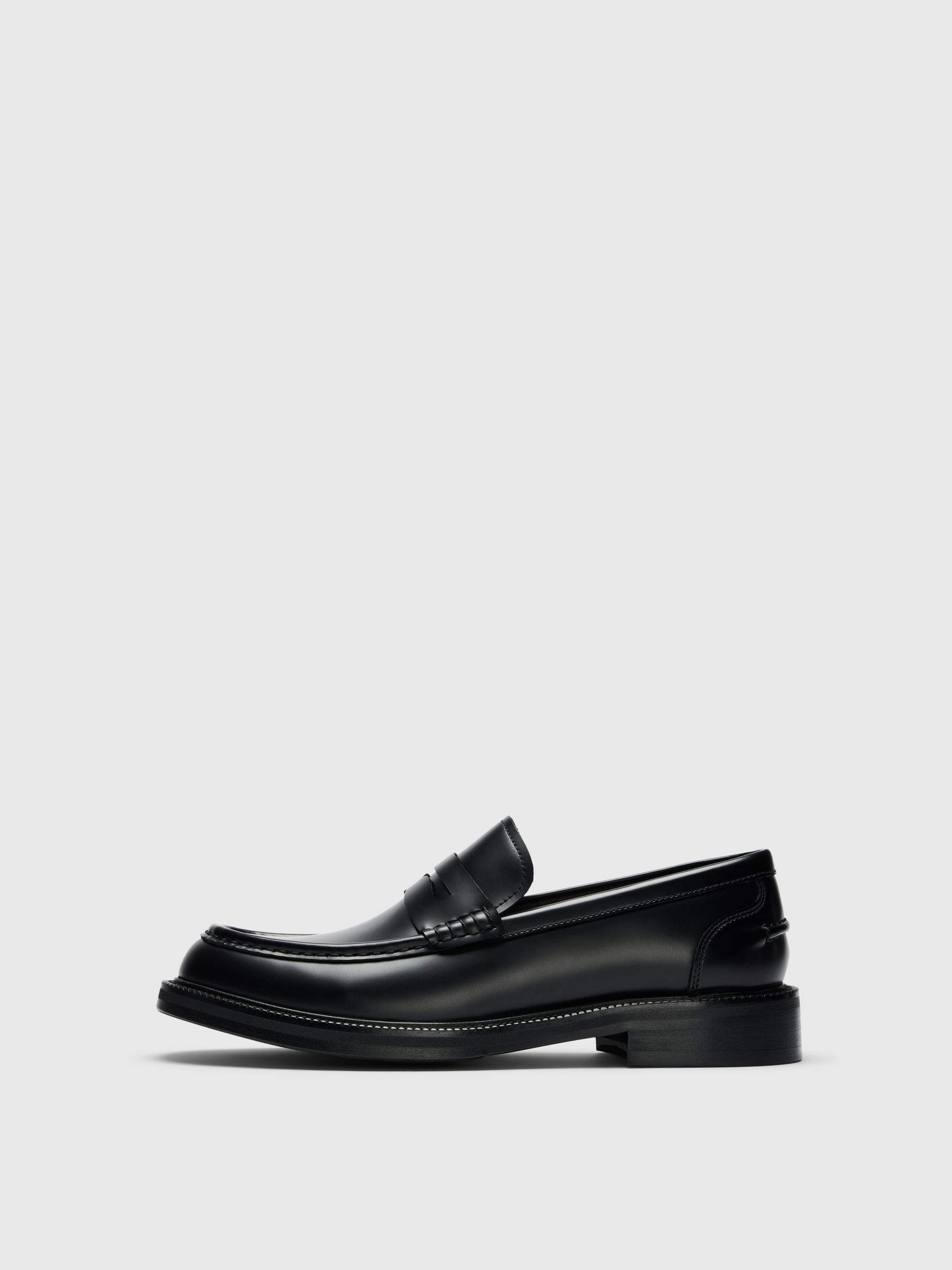 LEATHER  PENNY LOAFERS