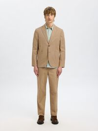 100% BOMULD BLAZER, Kelp, highres