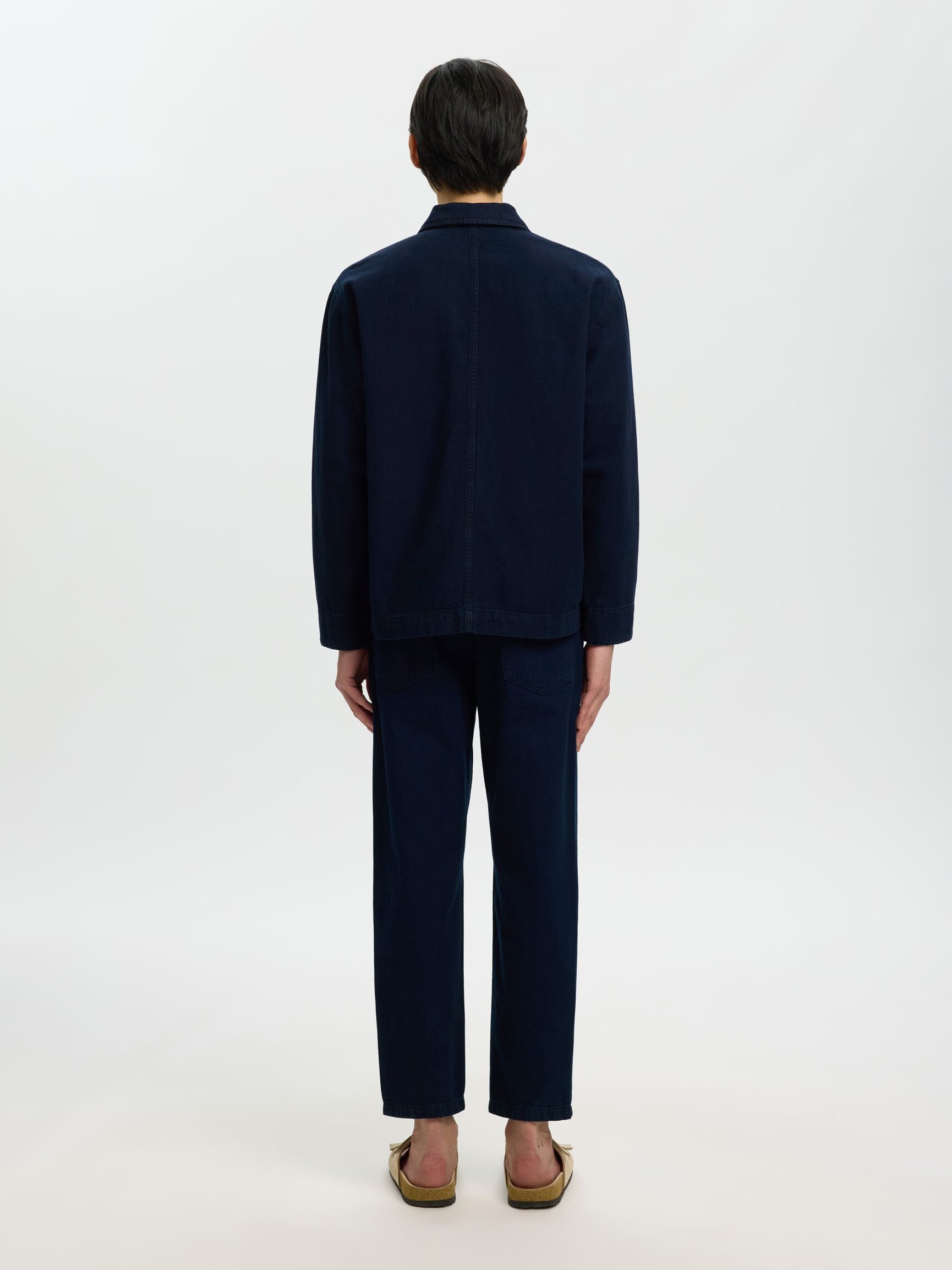 RELAXED FIT DENIM OVERSHIRT