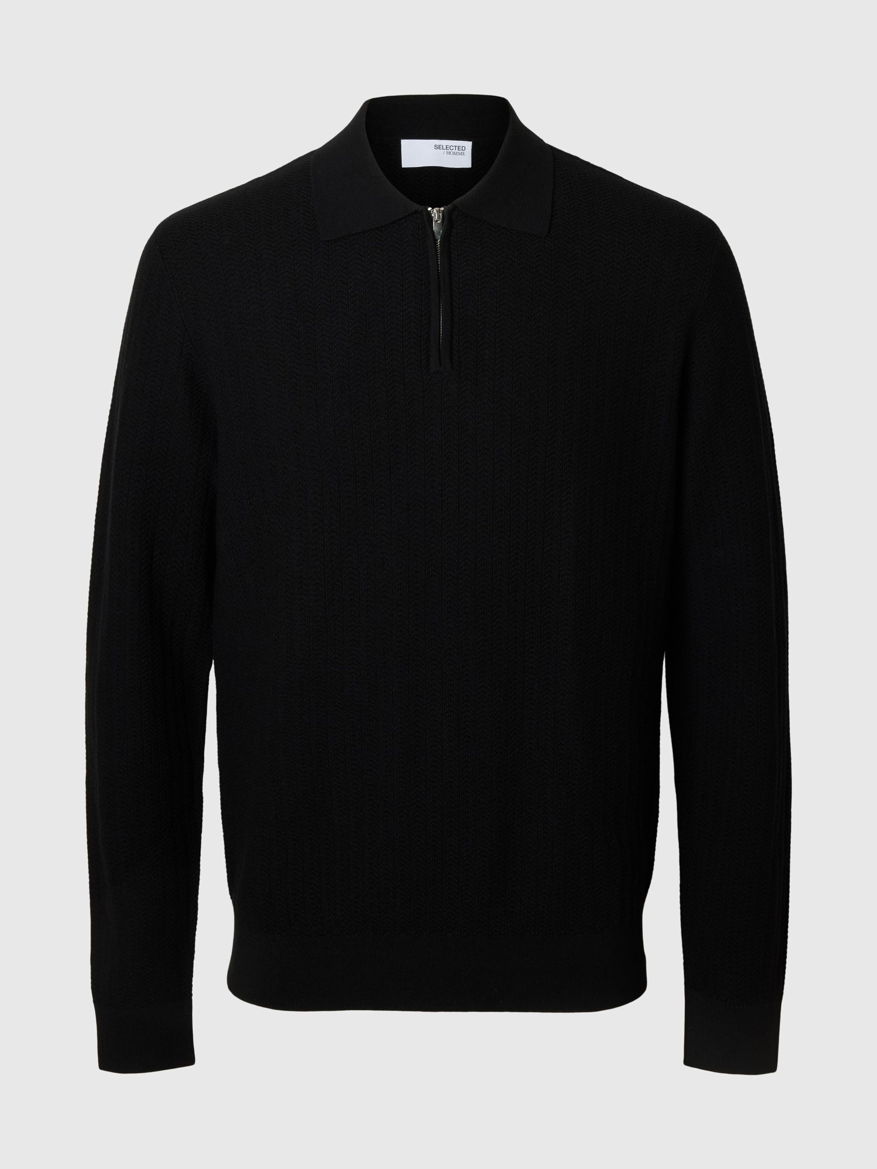 100% COTTON LONG-SLEEVED POLO
