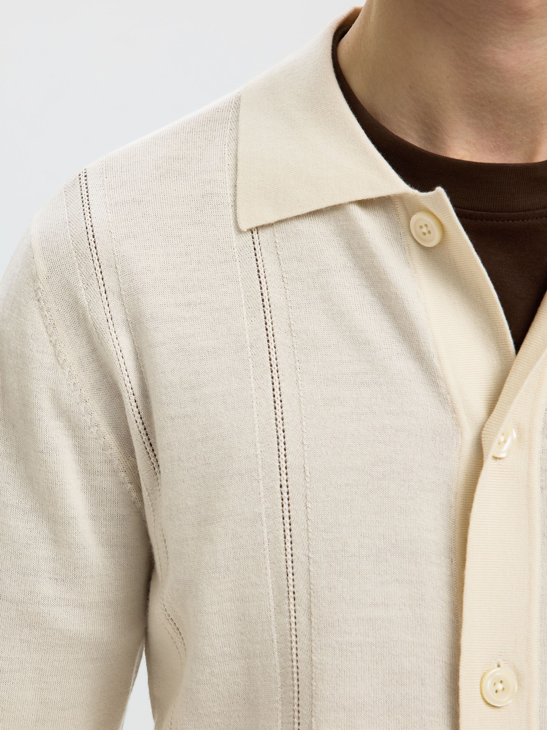 100% MERINO WOOL CARDIGAN