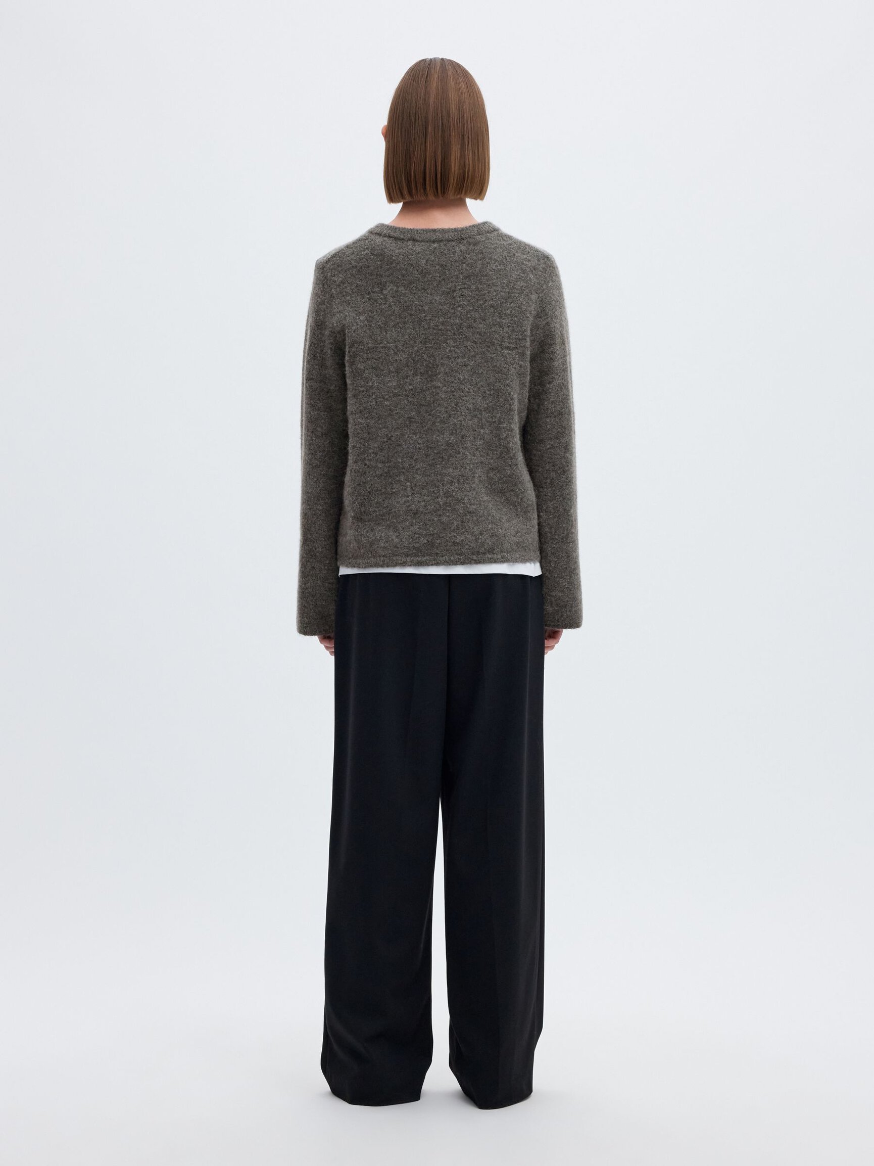 WOOL BLEND CARDIGAN