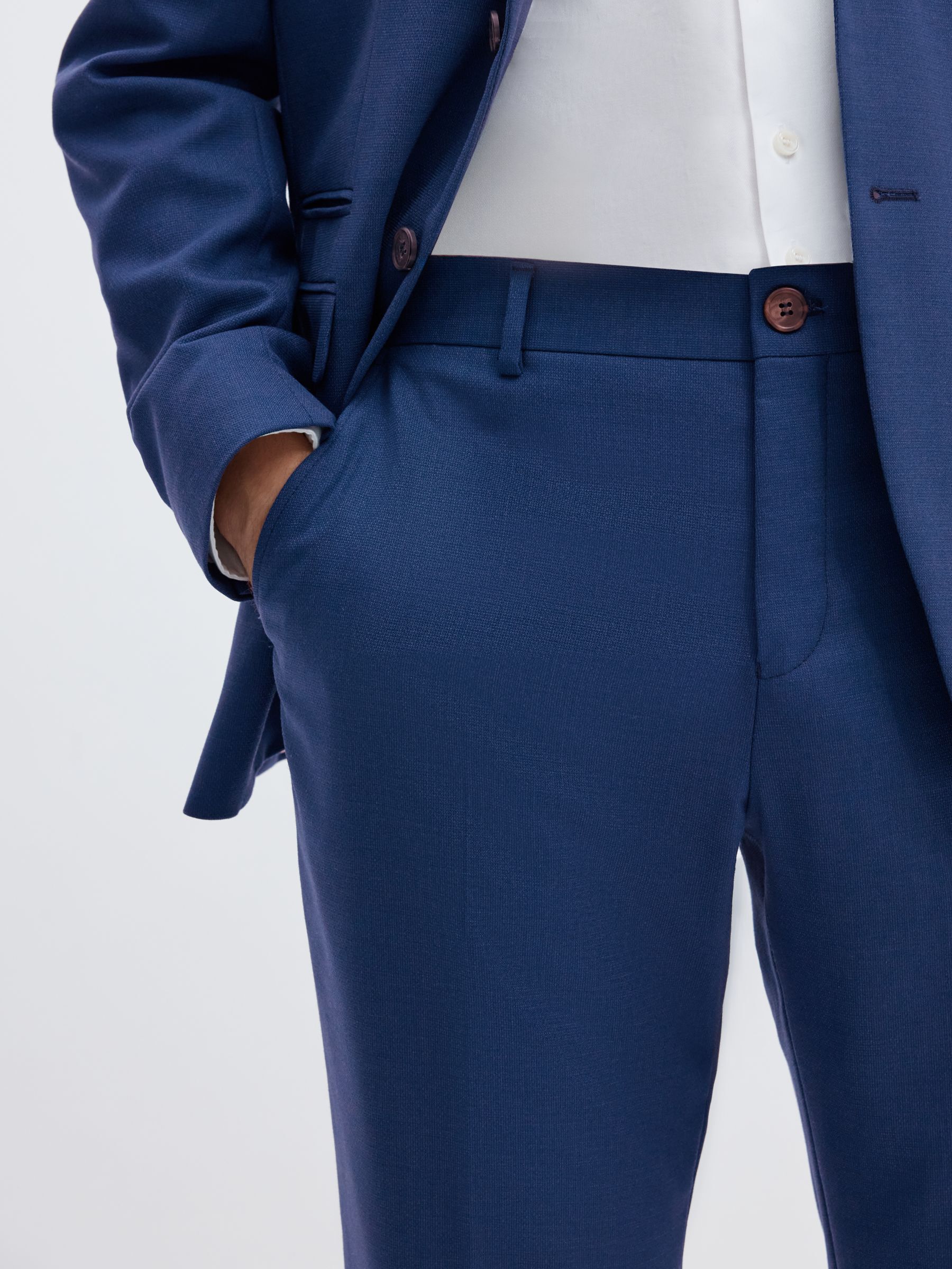 WOVEN WOOL BLEND TROUSERS