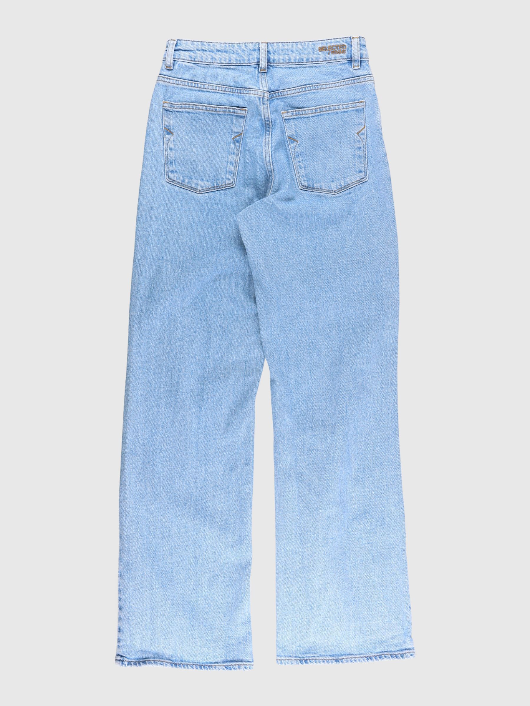 LIGHT WASH WIDE FIT JEANS