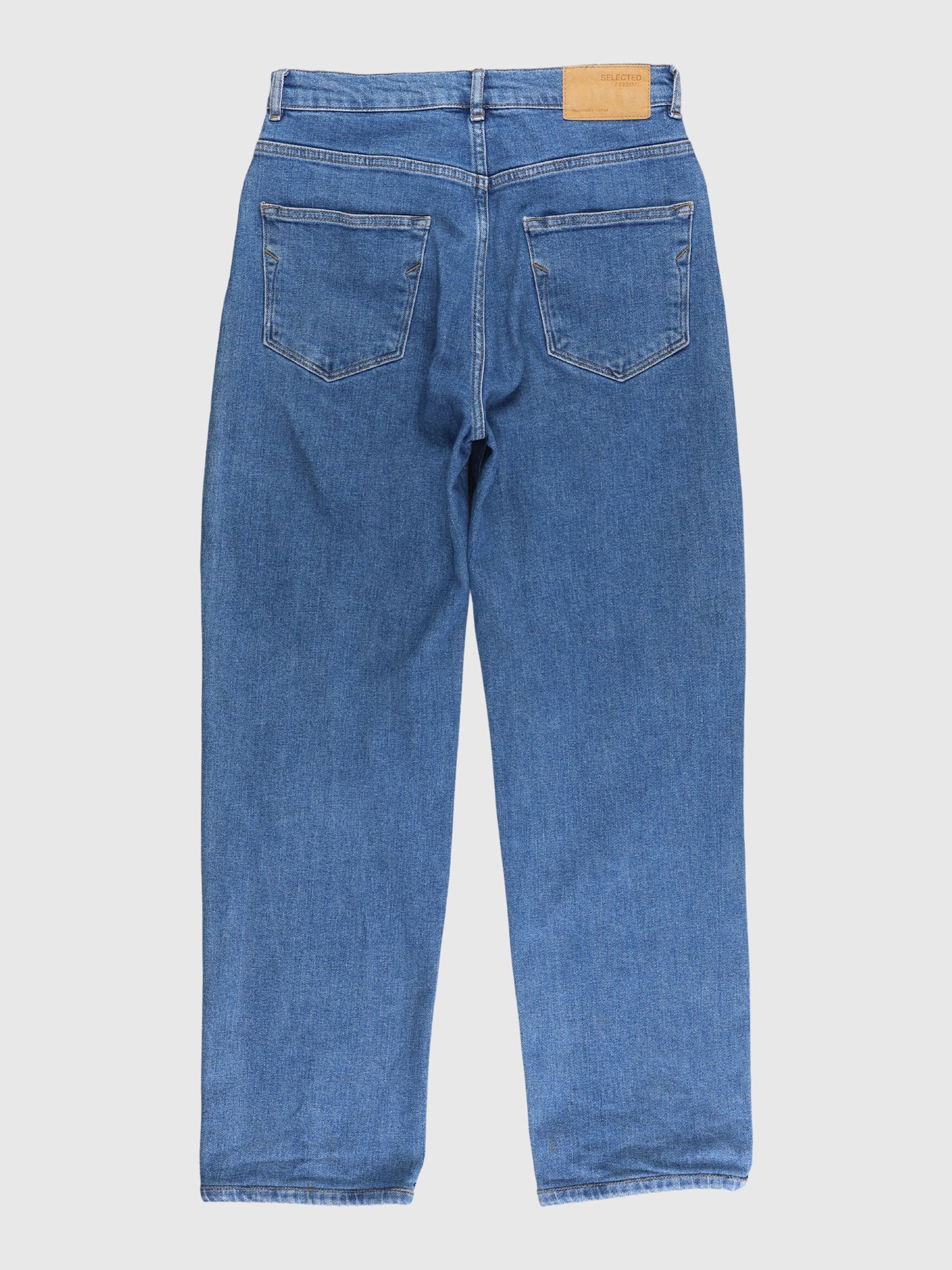 HIGH WAIST STRAIGHT FIT JEANS