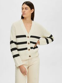 GESTREIFTER STRICKJACKE, Snow White, highres