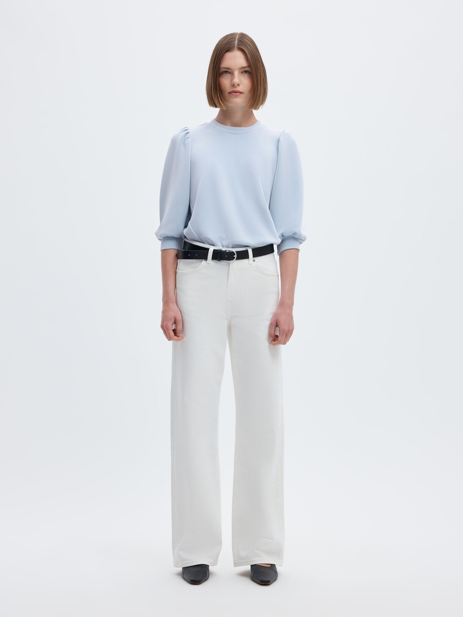 PUFF SLEEVE SWEATSHIRT