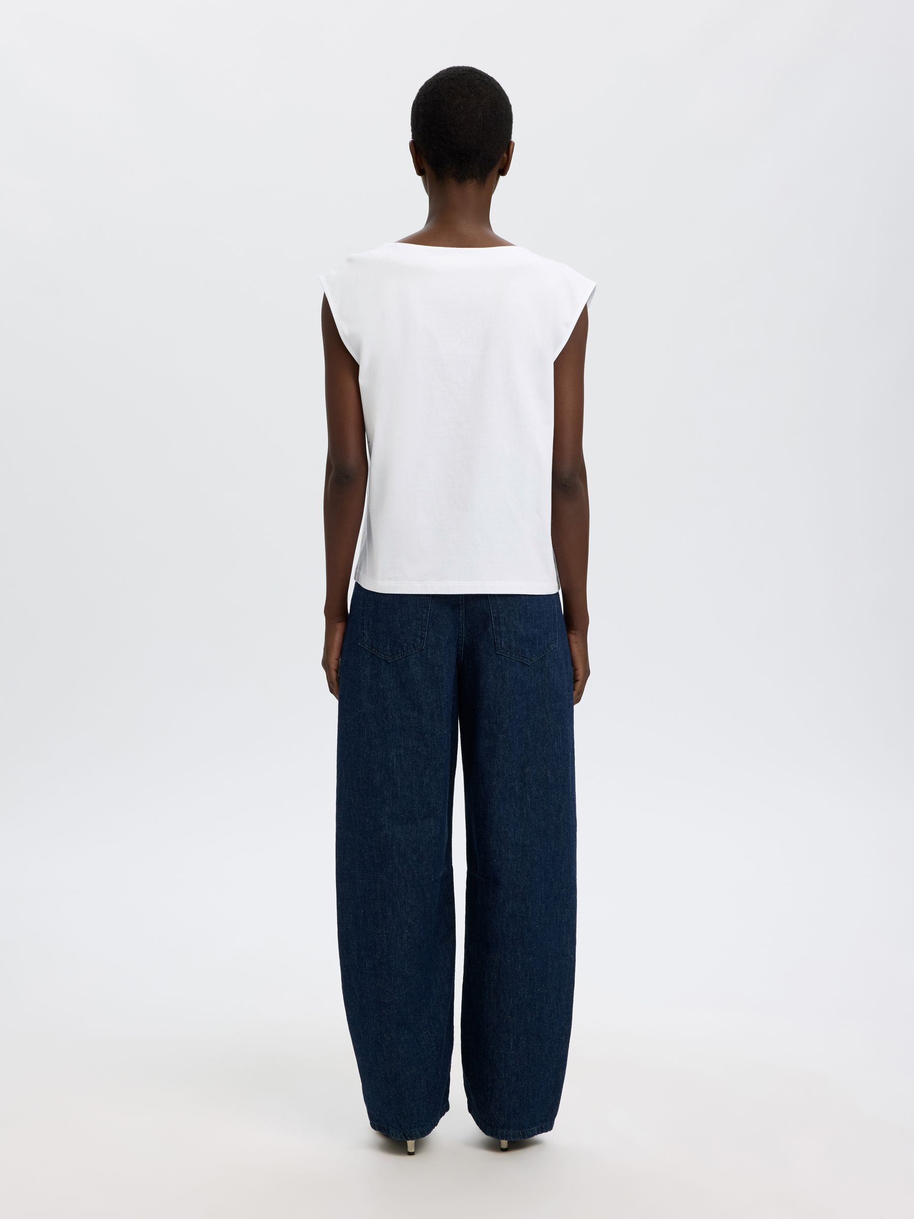 COTTON SLEEVELESS TOP