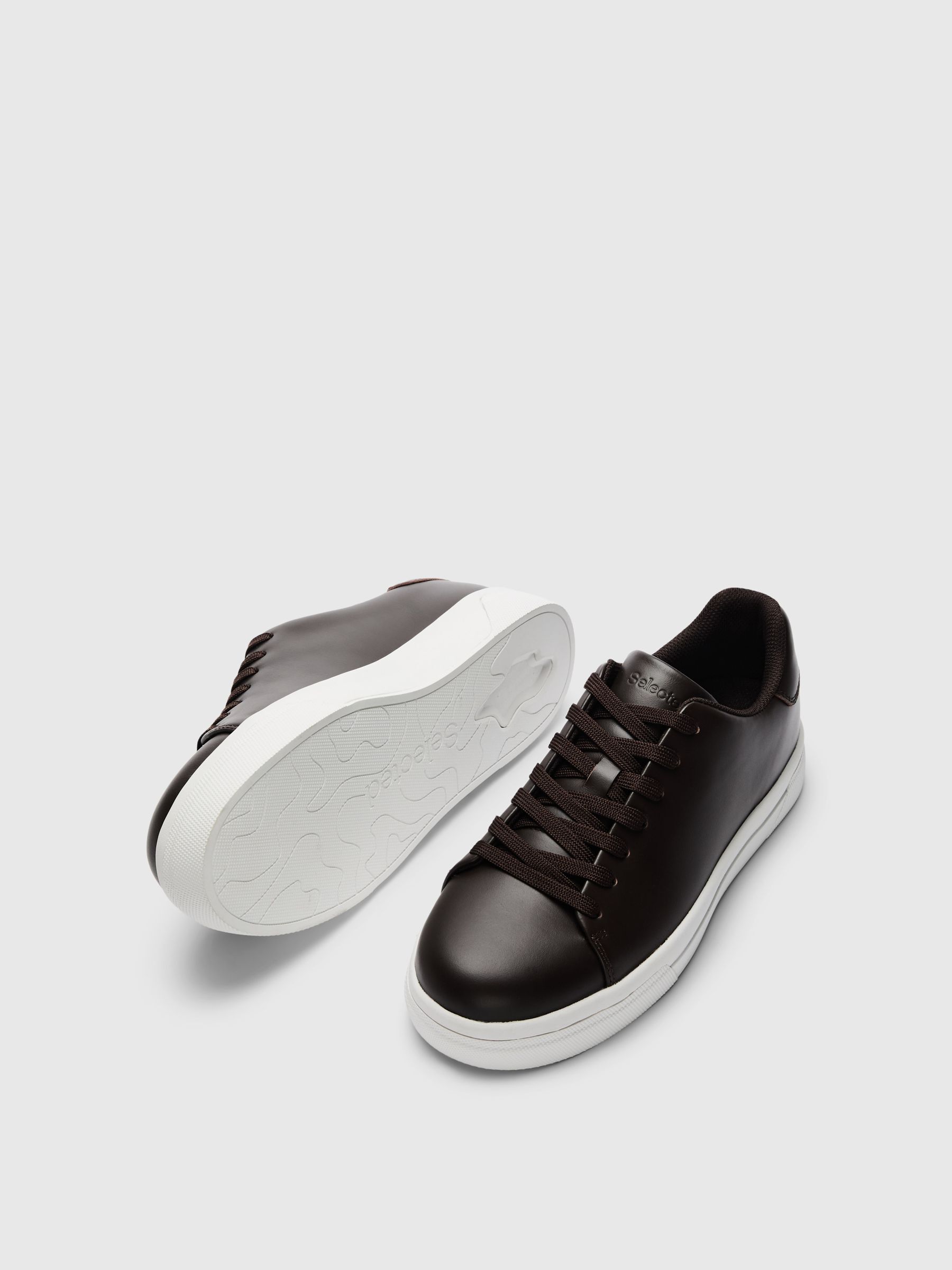 CHUNKY LEATHER TRAINERS
