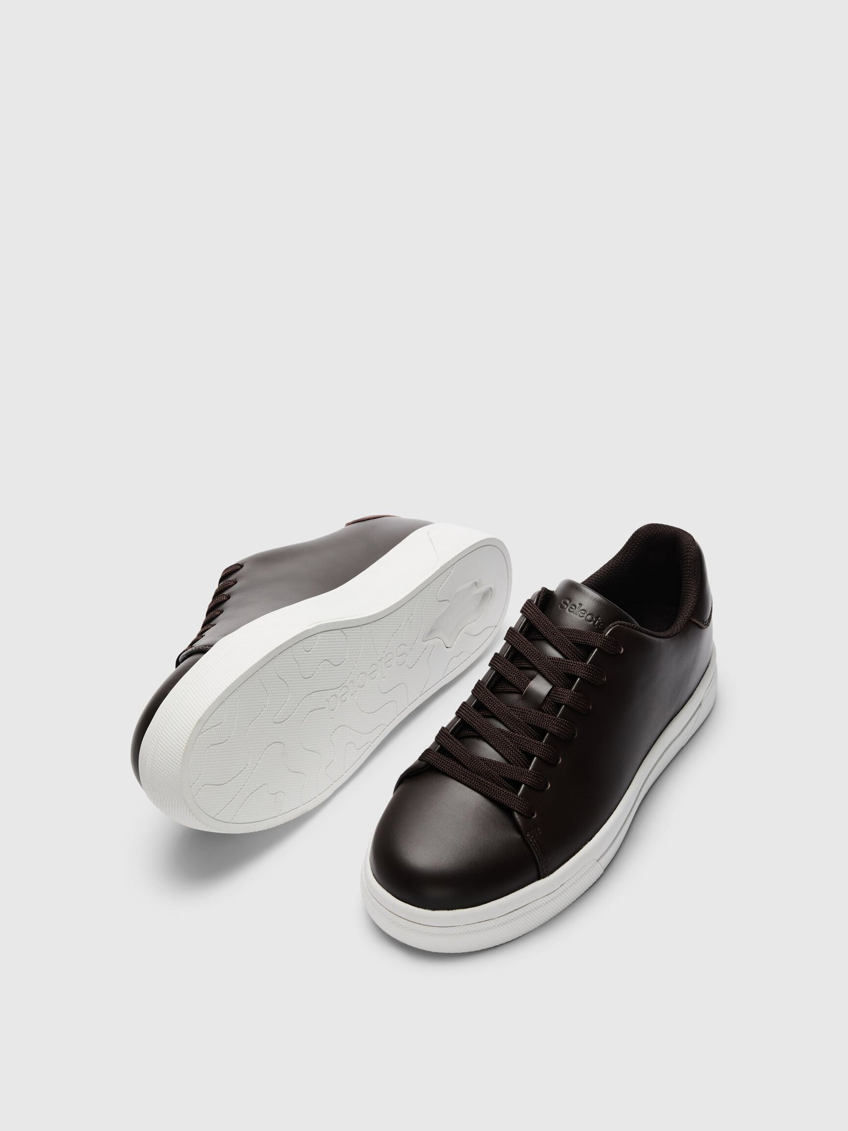CHUNKY LEATHER TRAINERS