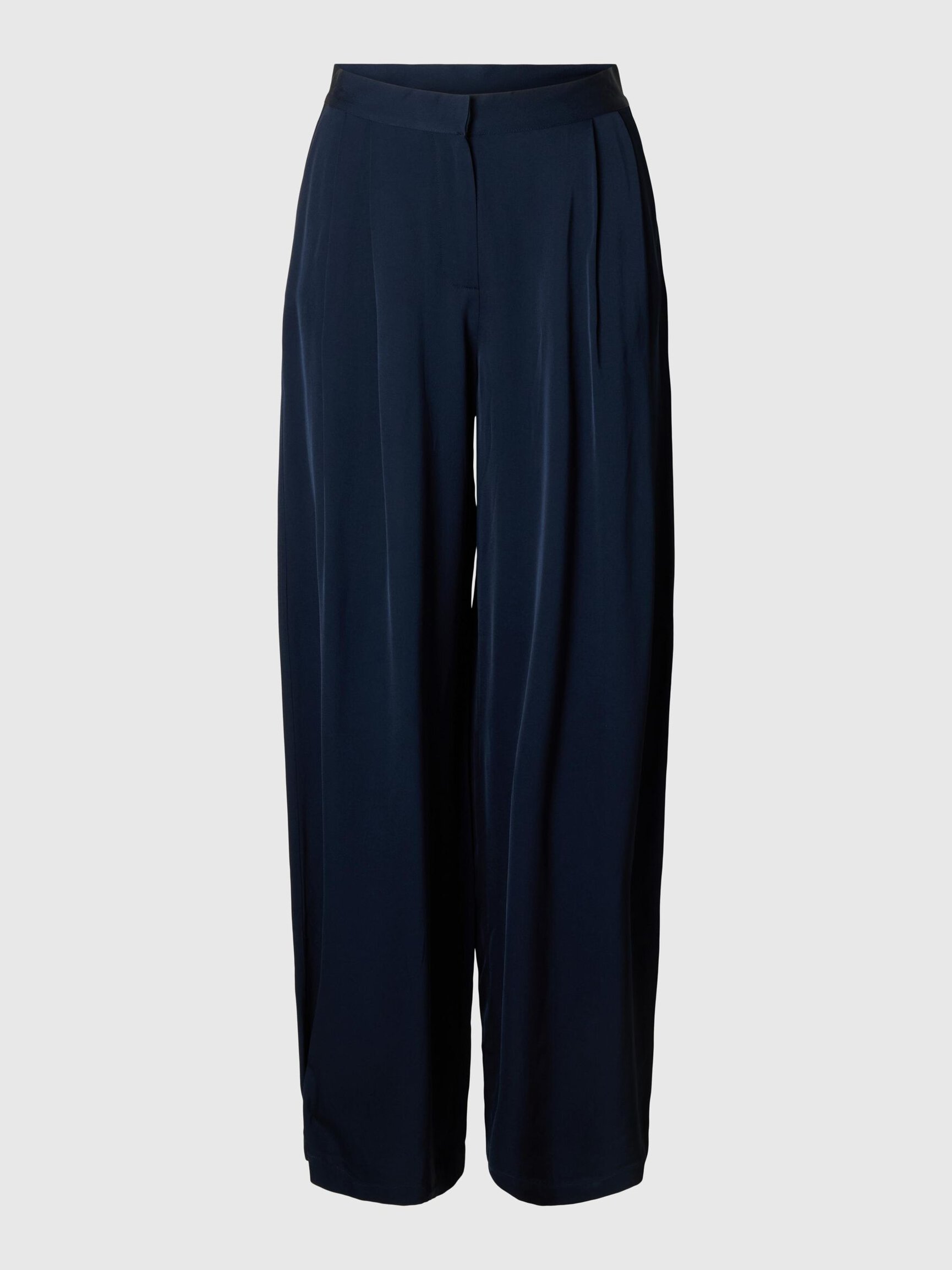 VISCOSE WIDE-LEG TROUSERS