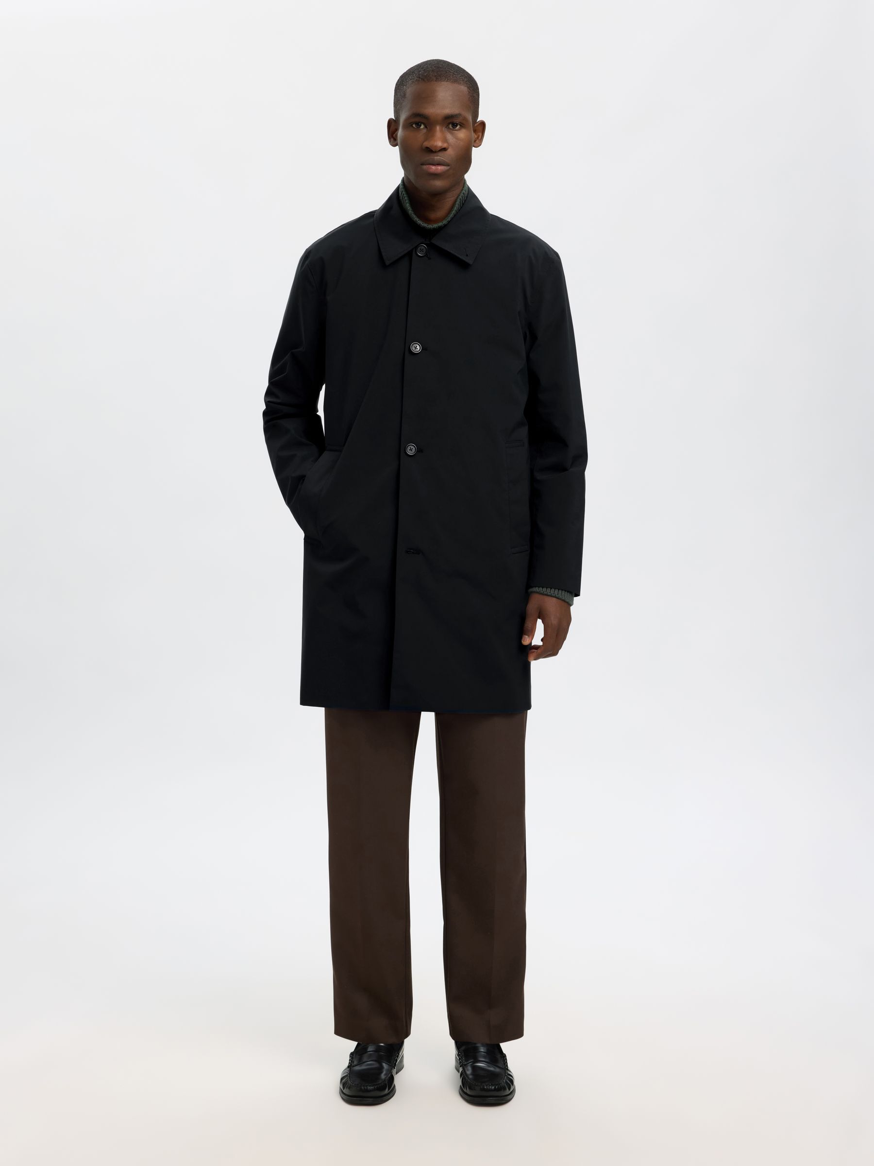 SINGLE BREASTED COAT