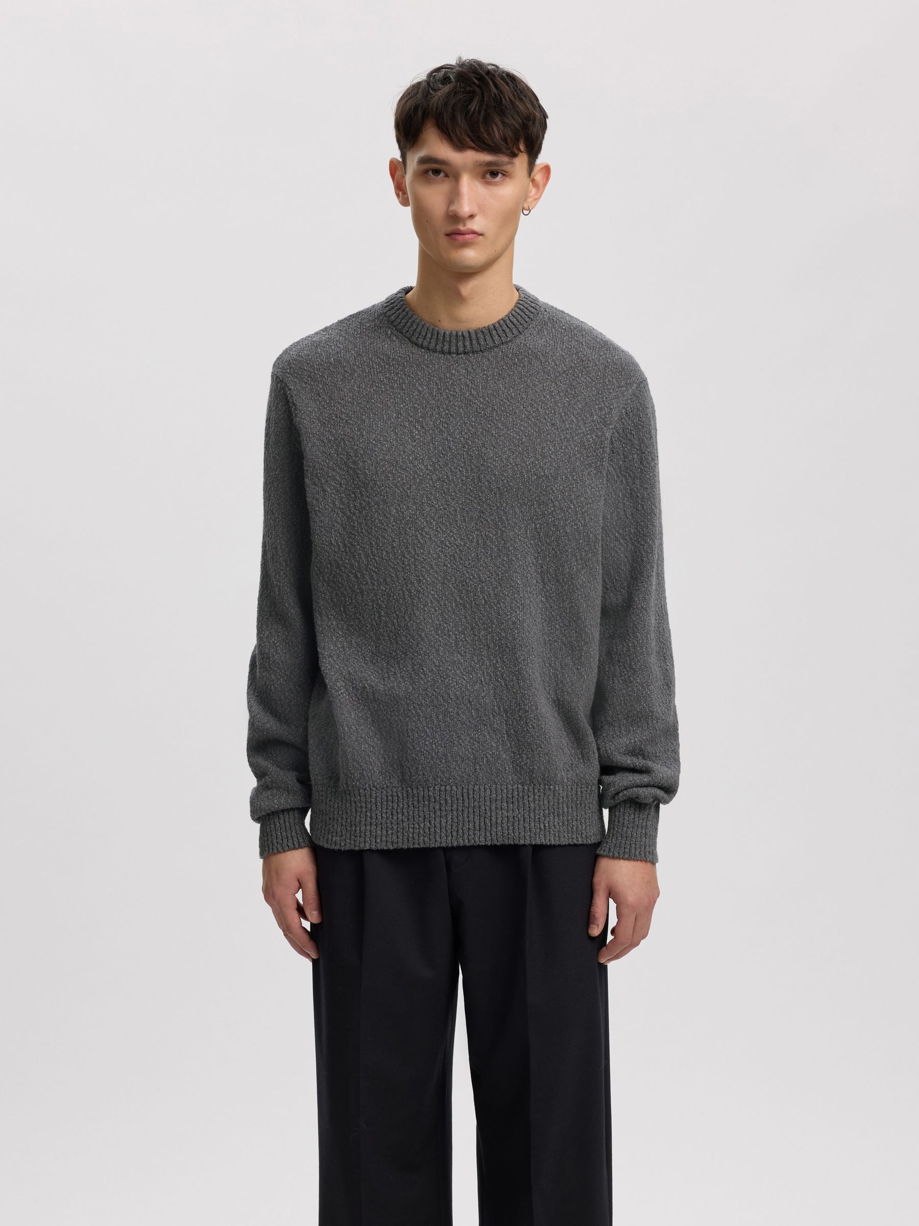 COTTON CREWNECK JUMPER