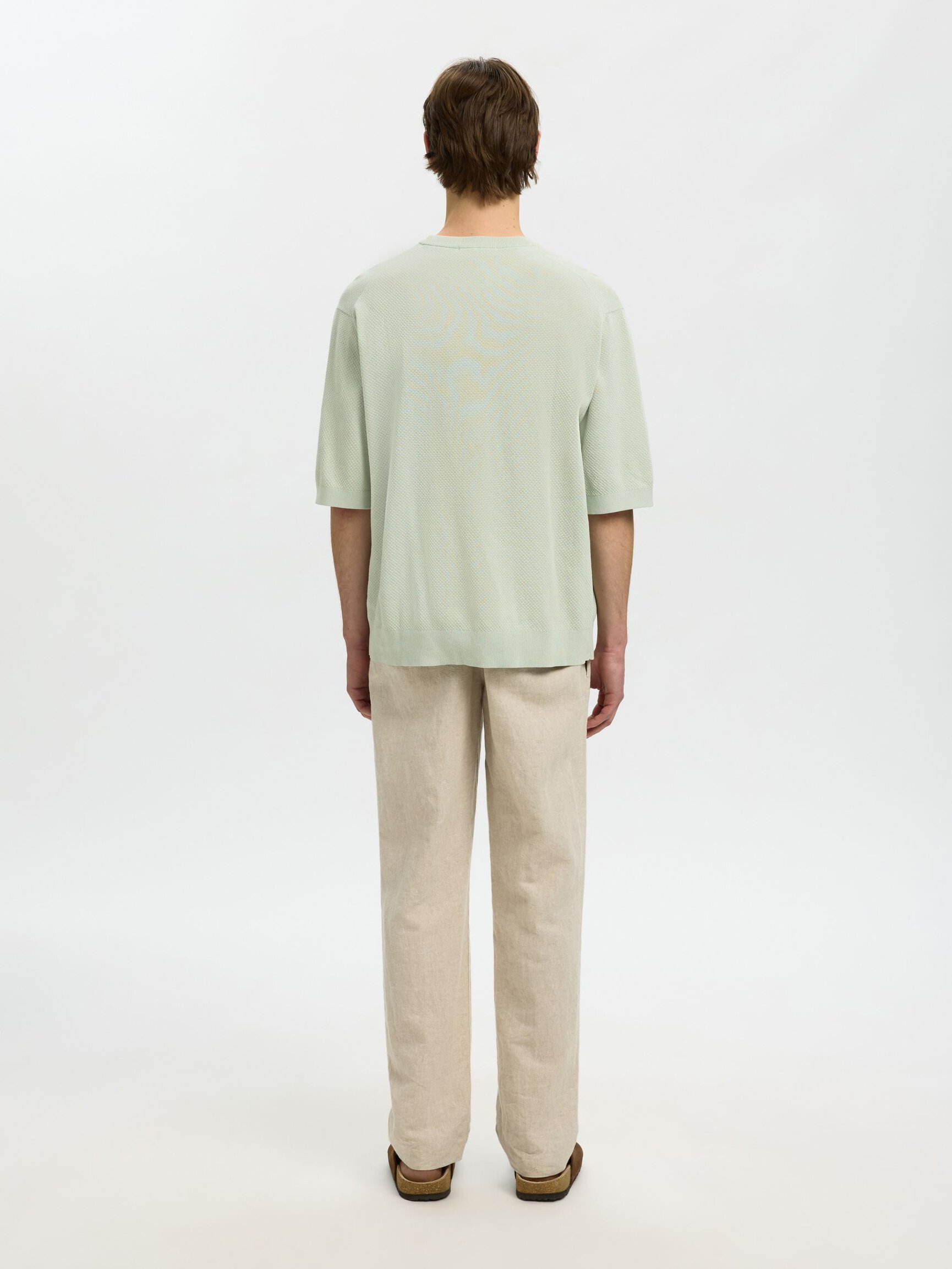 KNITTED COTTON T-SHIRT