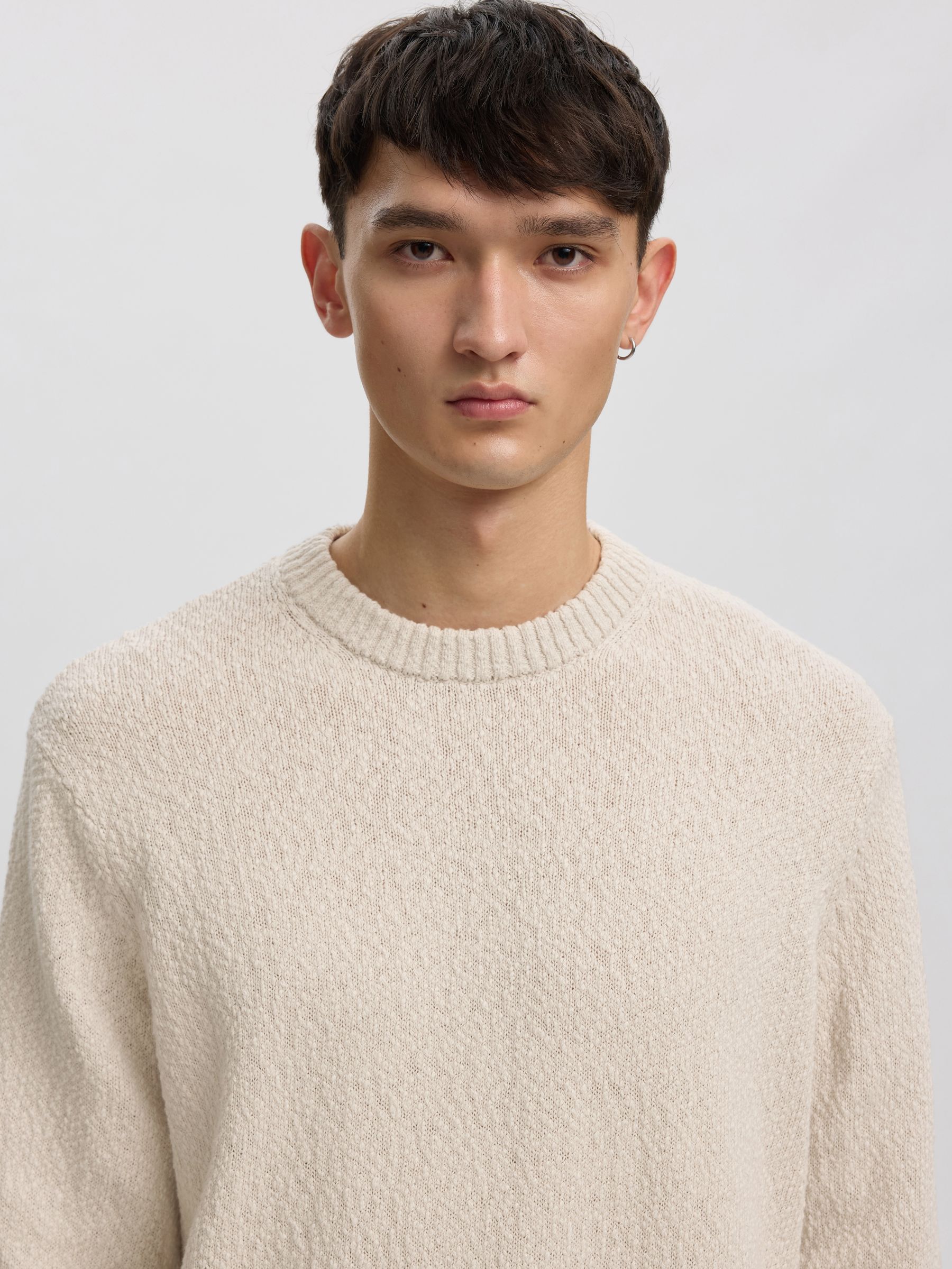 COTTON CREWNECK JUMPER