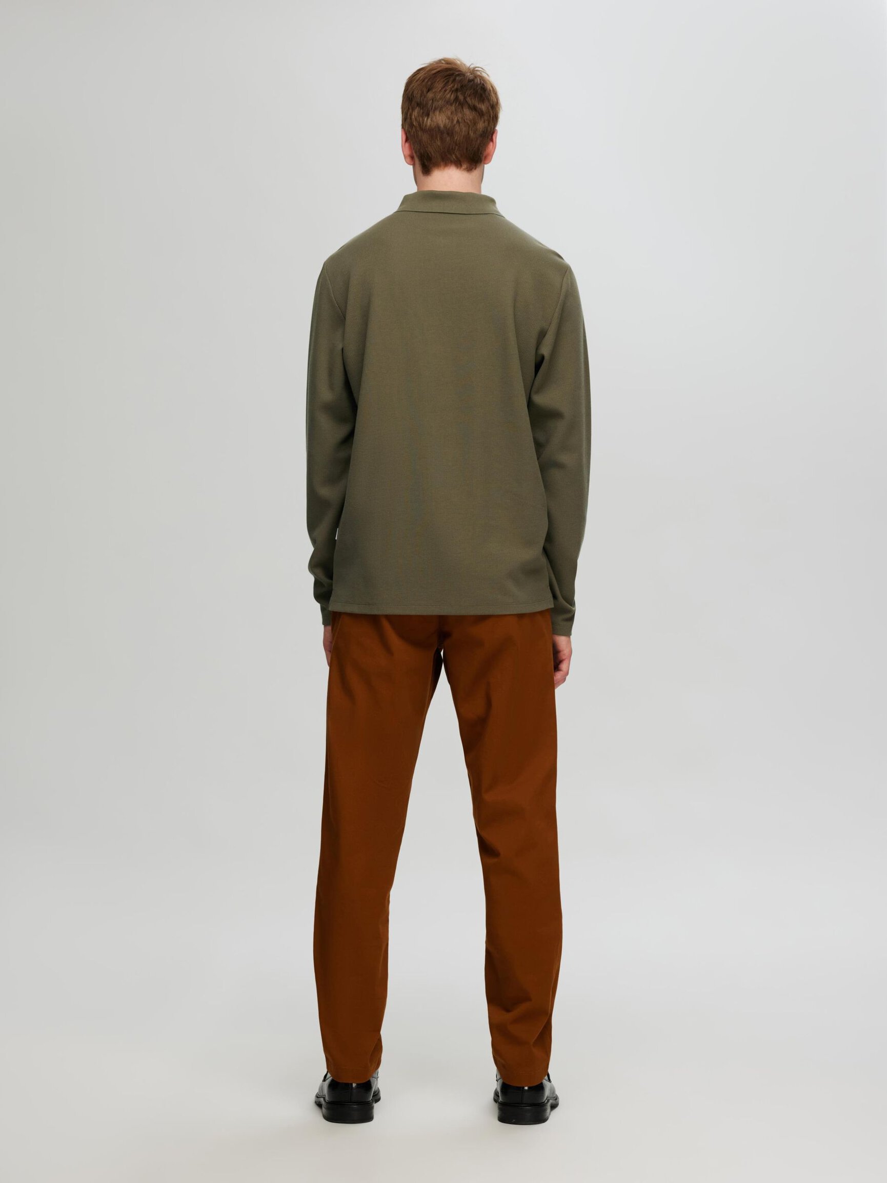 LONG SLEEVED POLO SHIRT
