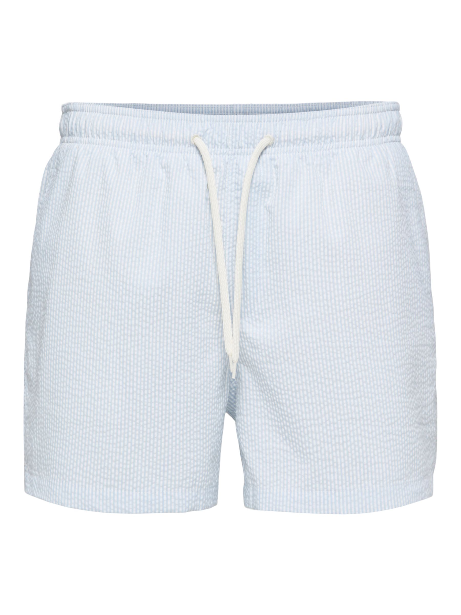SEERSUCKER SWIM SHORTS