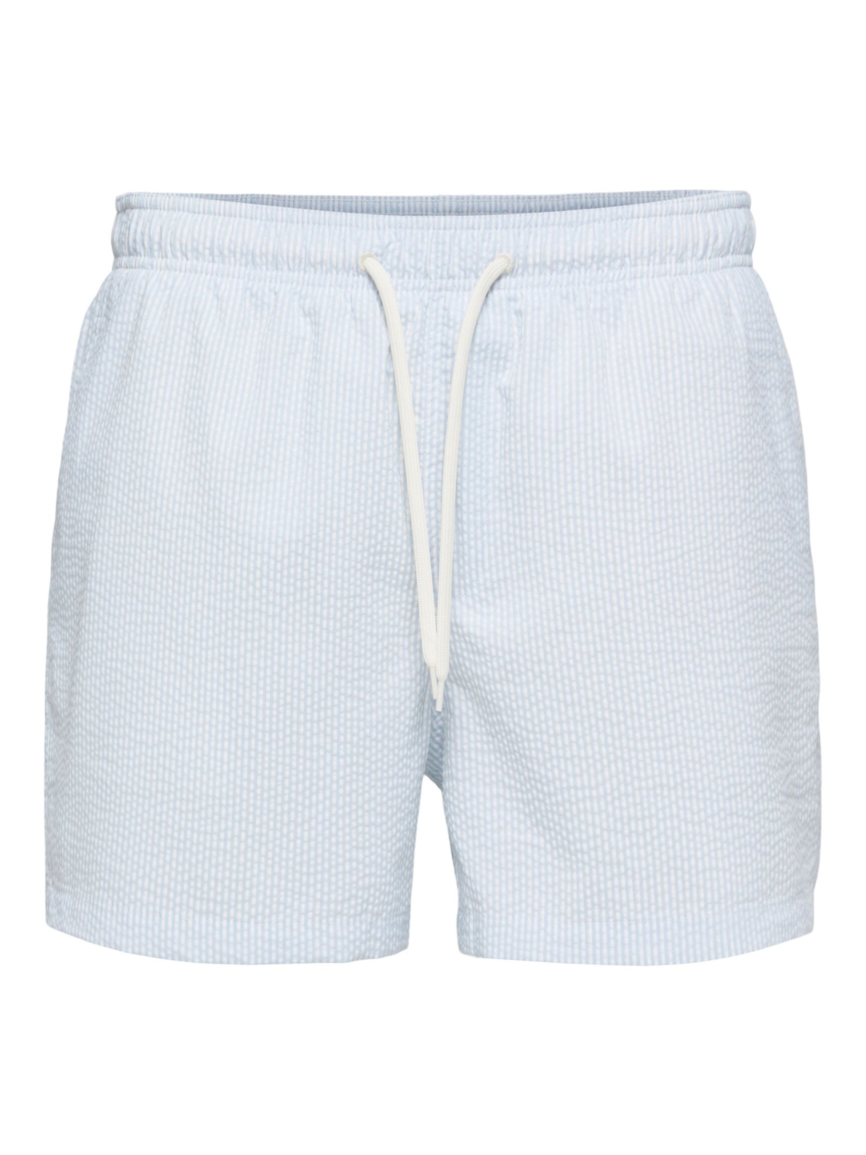 SEERSUCKER SWIM SHORTS