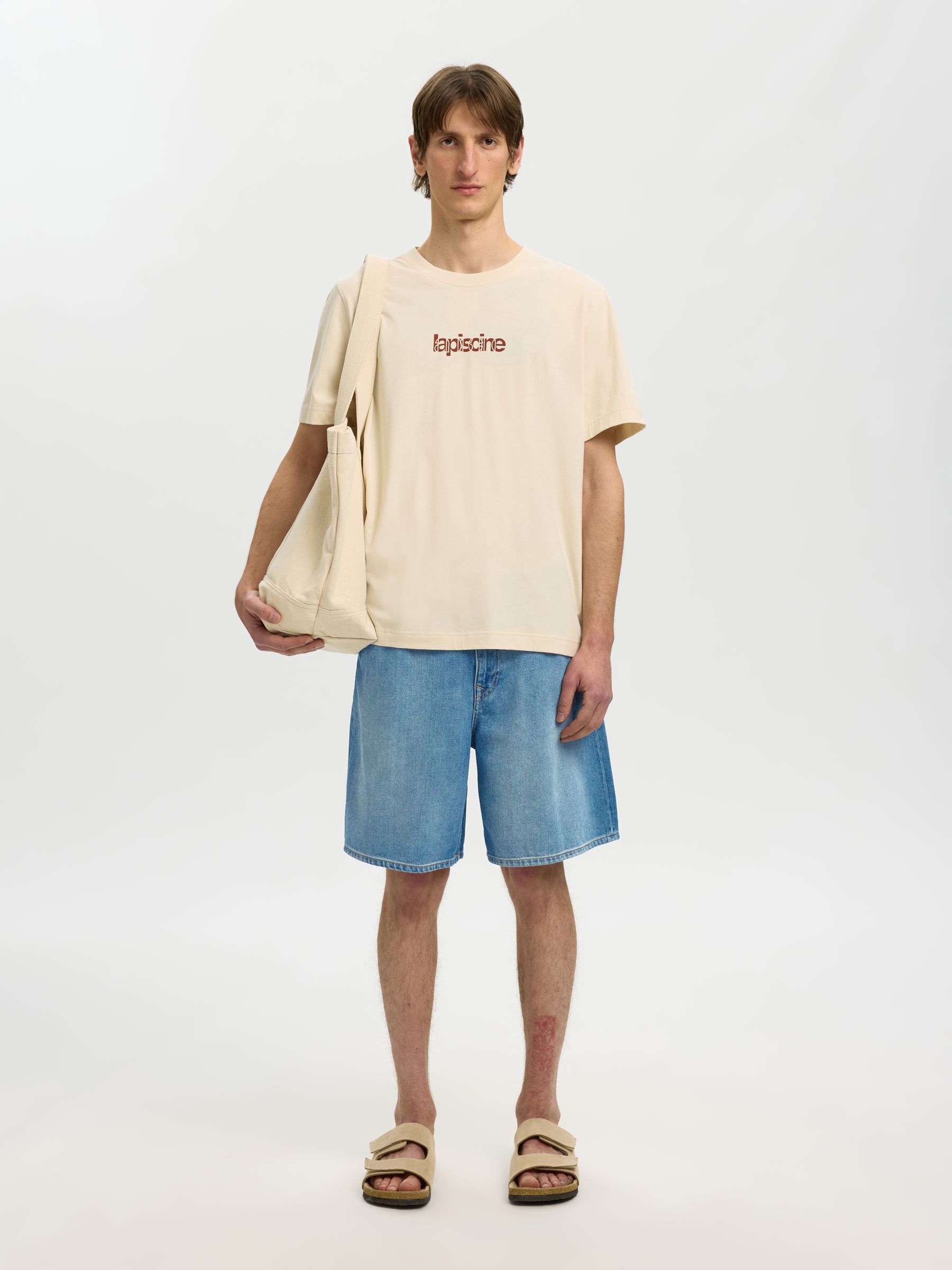 LOOSE FIT DENIM SHORTS