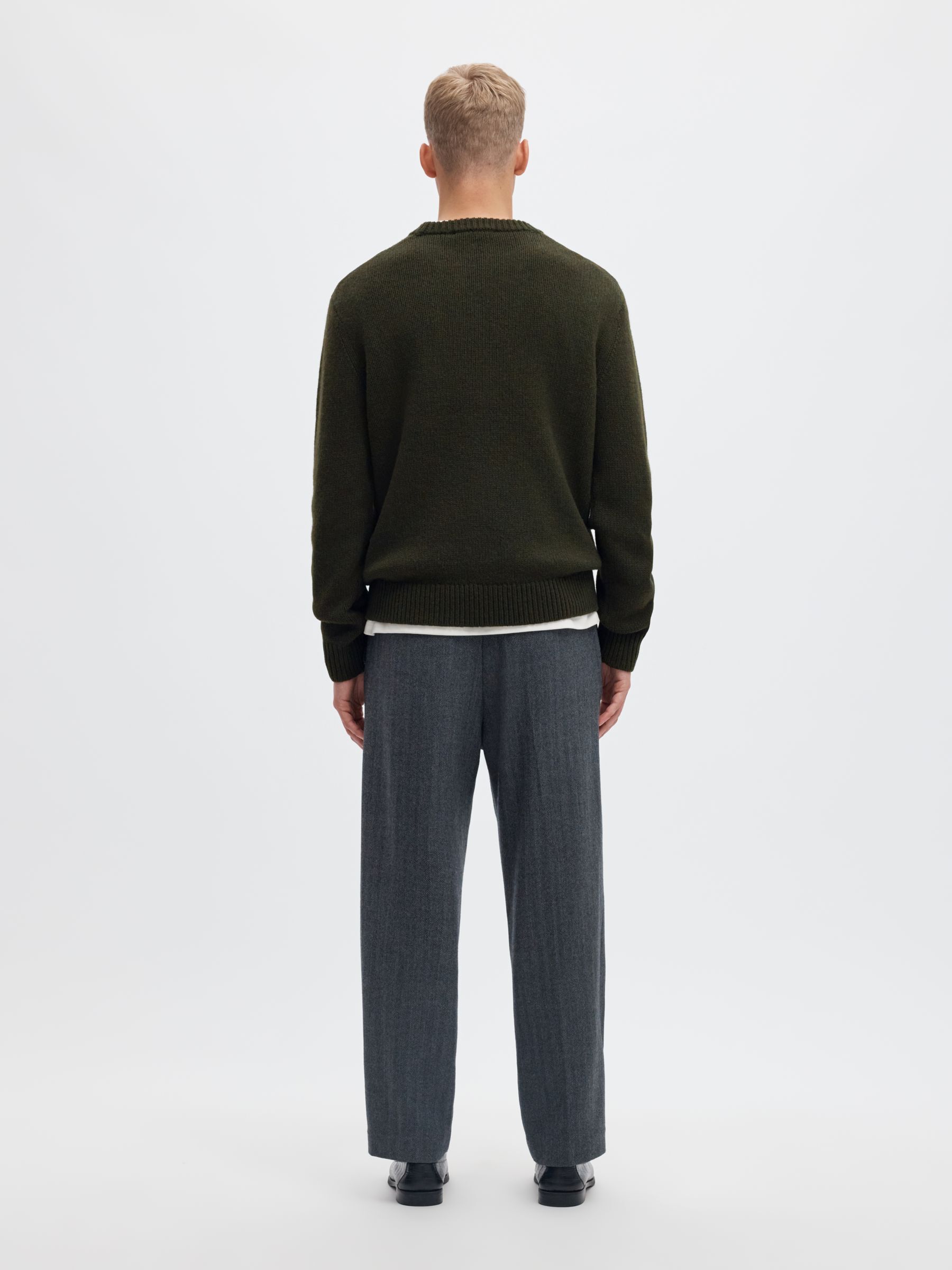 RELAXED FIT WOLLGEMISCH JUMPER