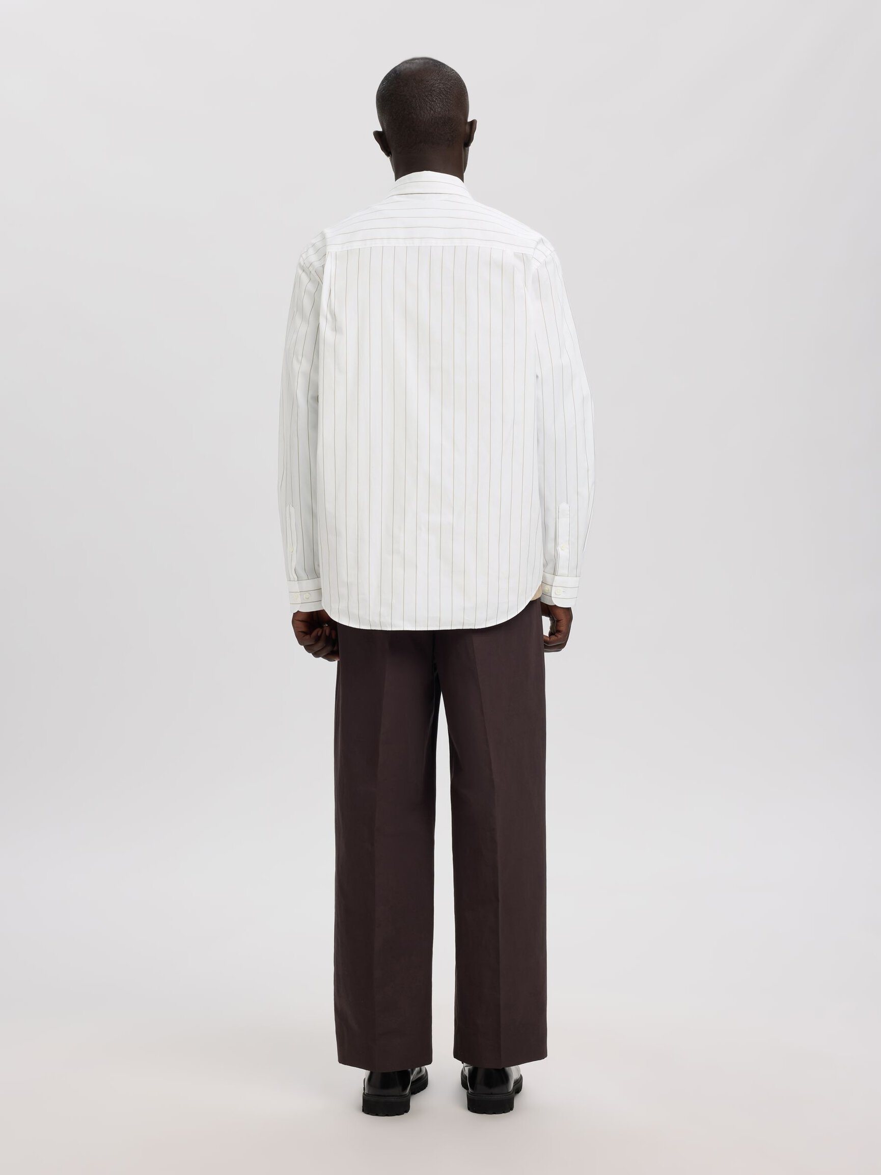 RELAXED FIT STRIPED SHIRT