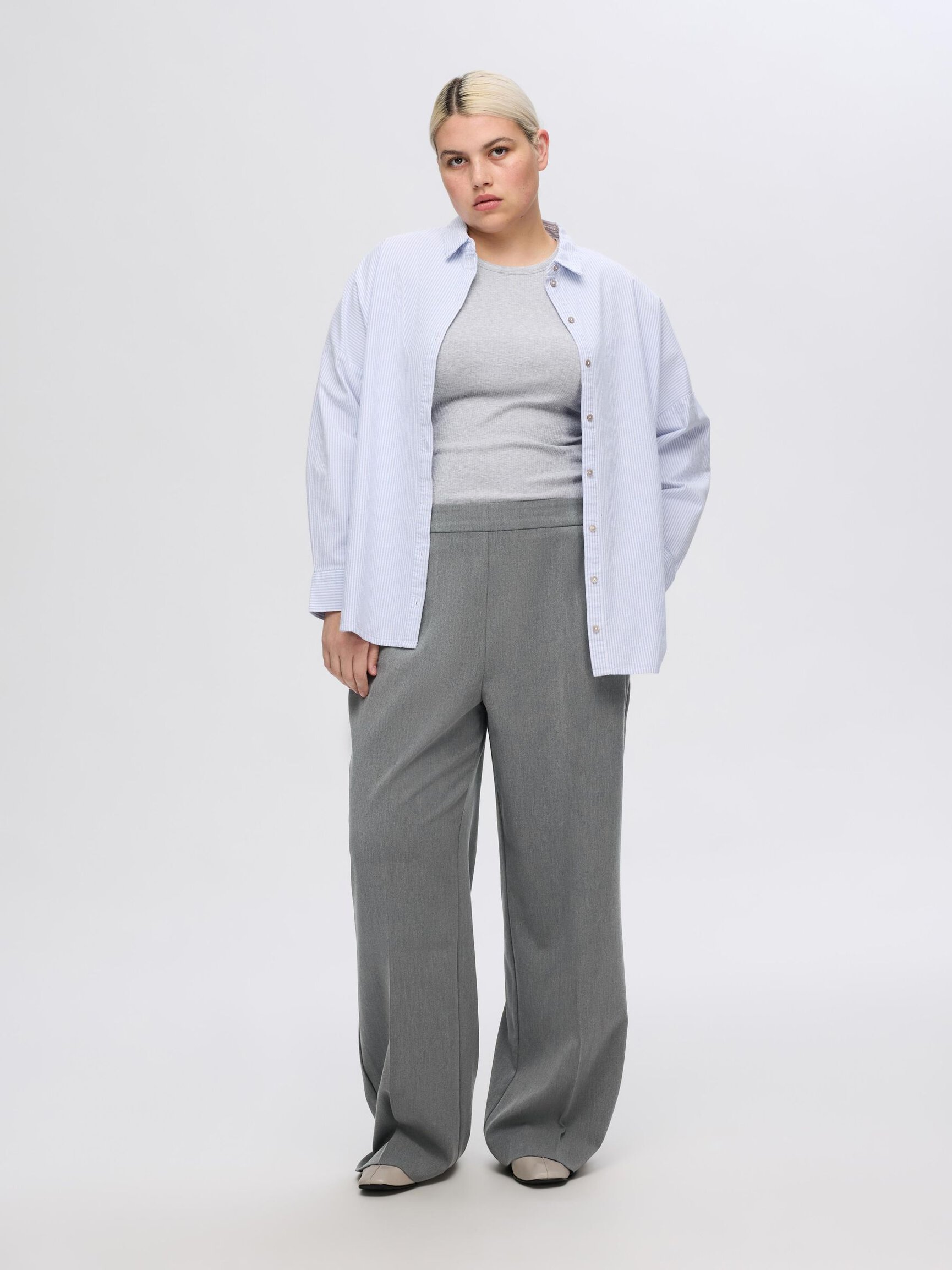 WIDE FIT TROUSERS