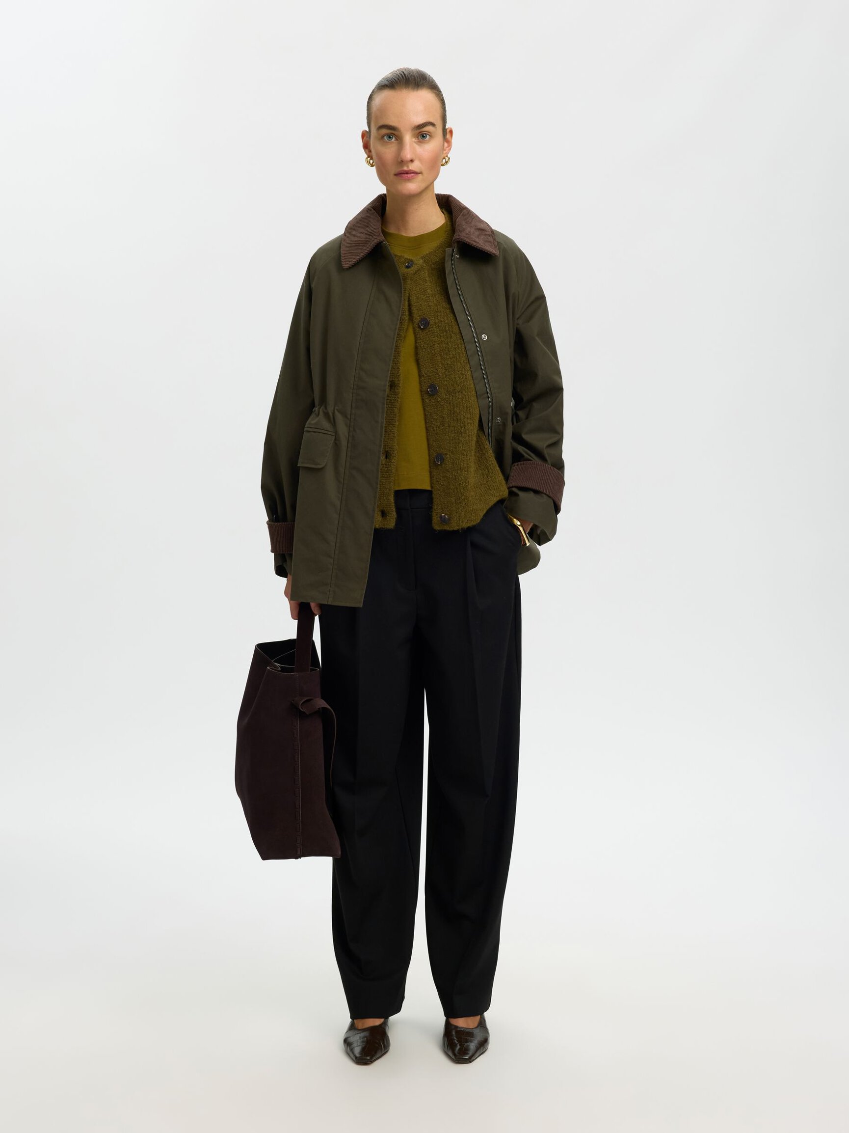 WOOL BLEND CARDIGAN
