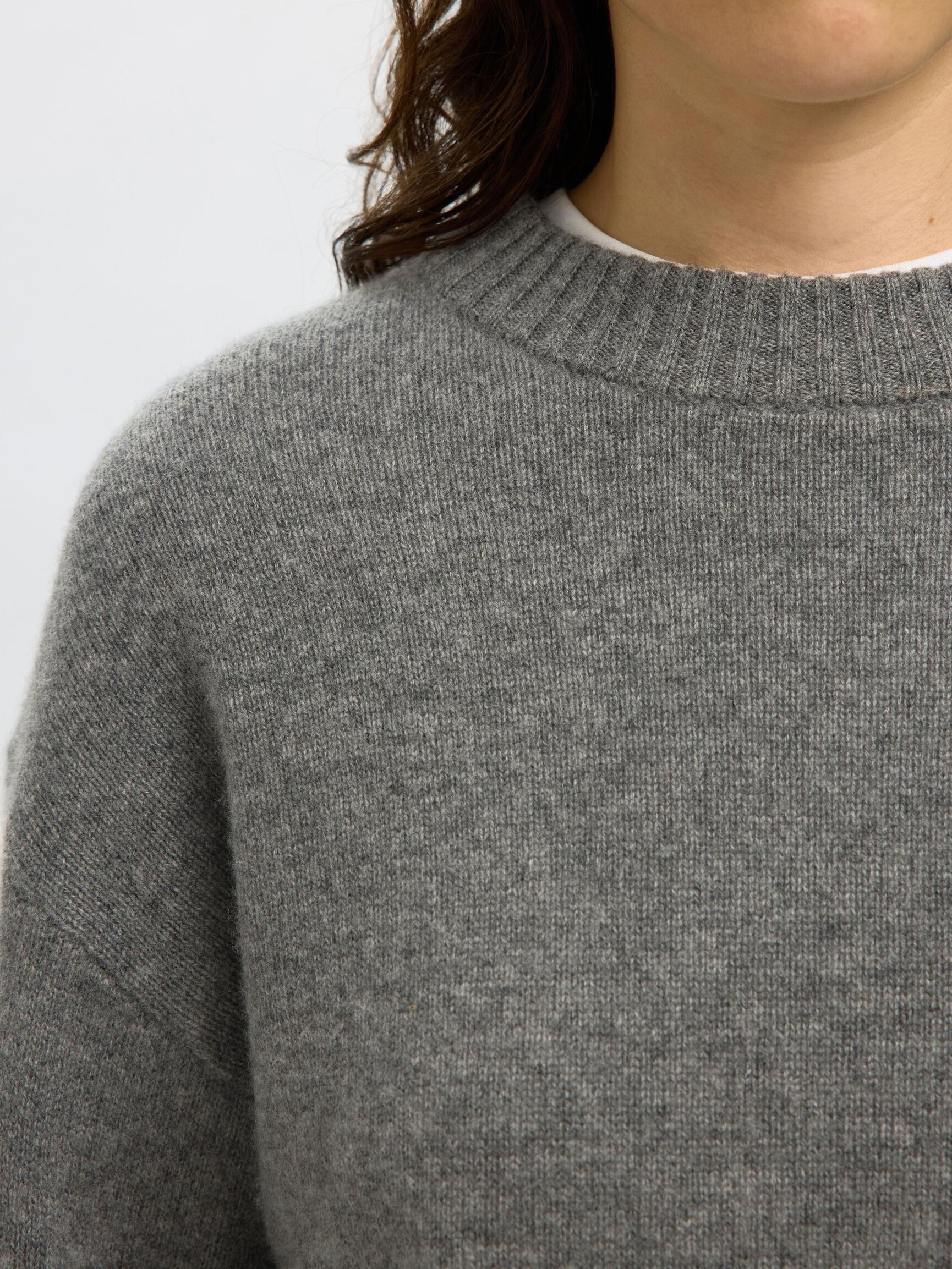 CASHMERE BLEND PULLOVER