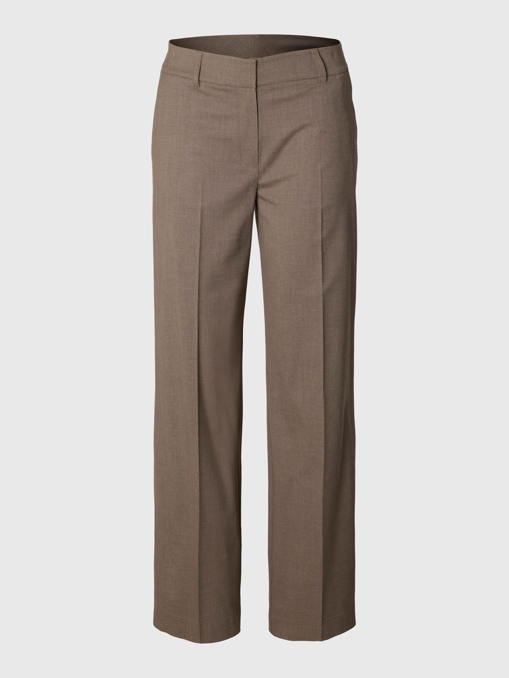 WIDE FIT SUIT TROUSERS