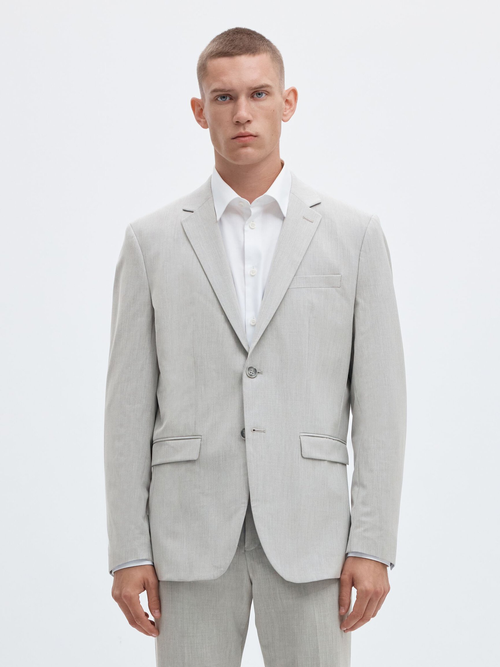 VISCOSE BLEND SLIM FIT BLAZER