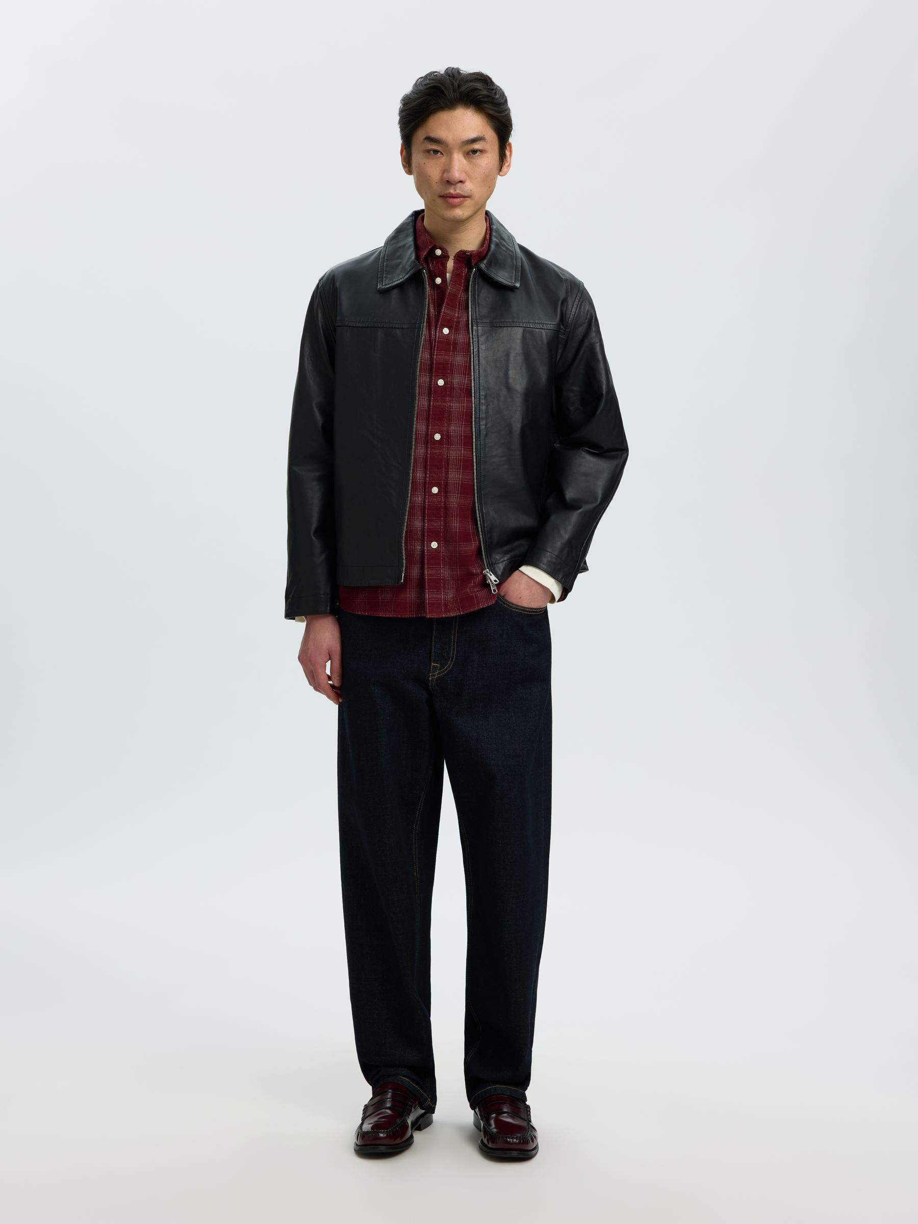 CHECKED CORDUROY SHIRT