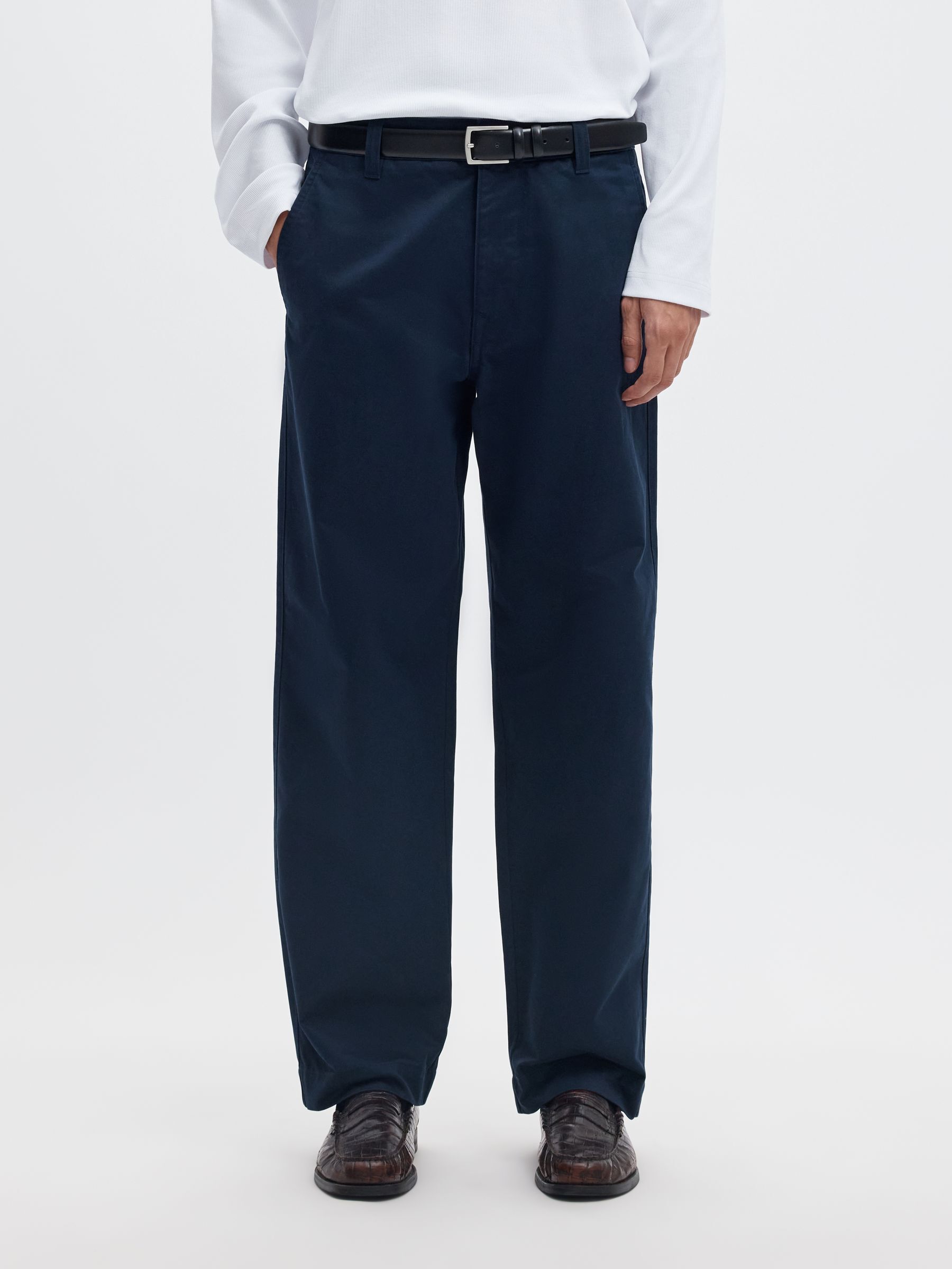 REIVEN RELAXED HEAVYWEIGHT COTTON TROUSERS TROUSERS