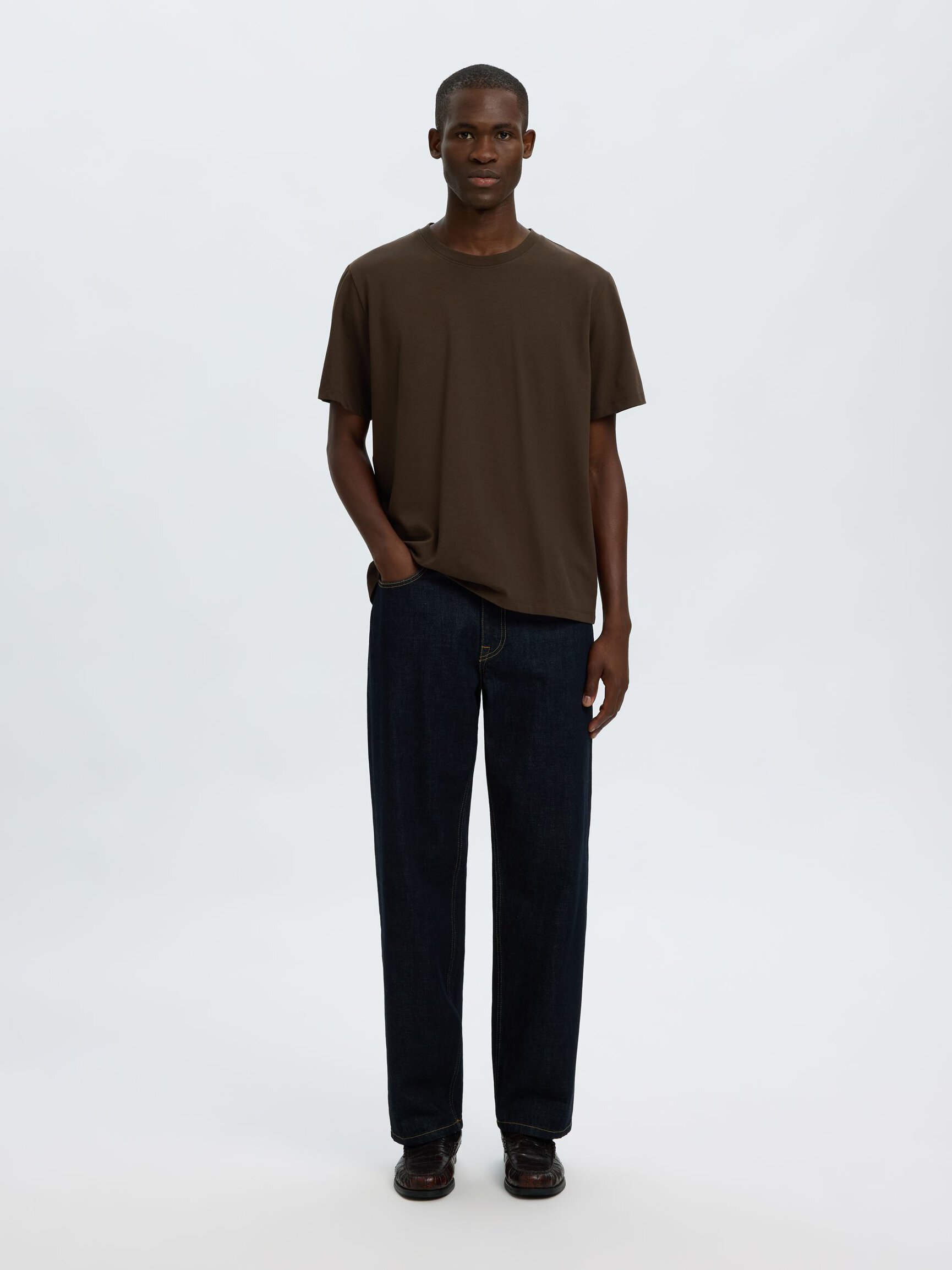 REGULAR FIT BAUMWOLL T-SHIRT