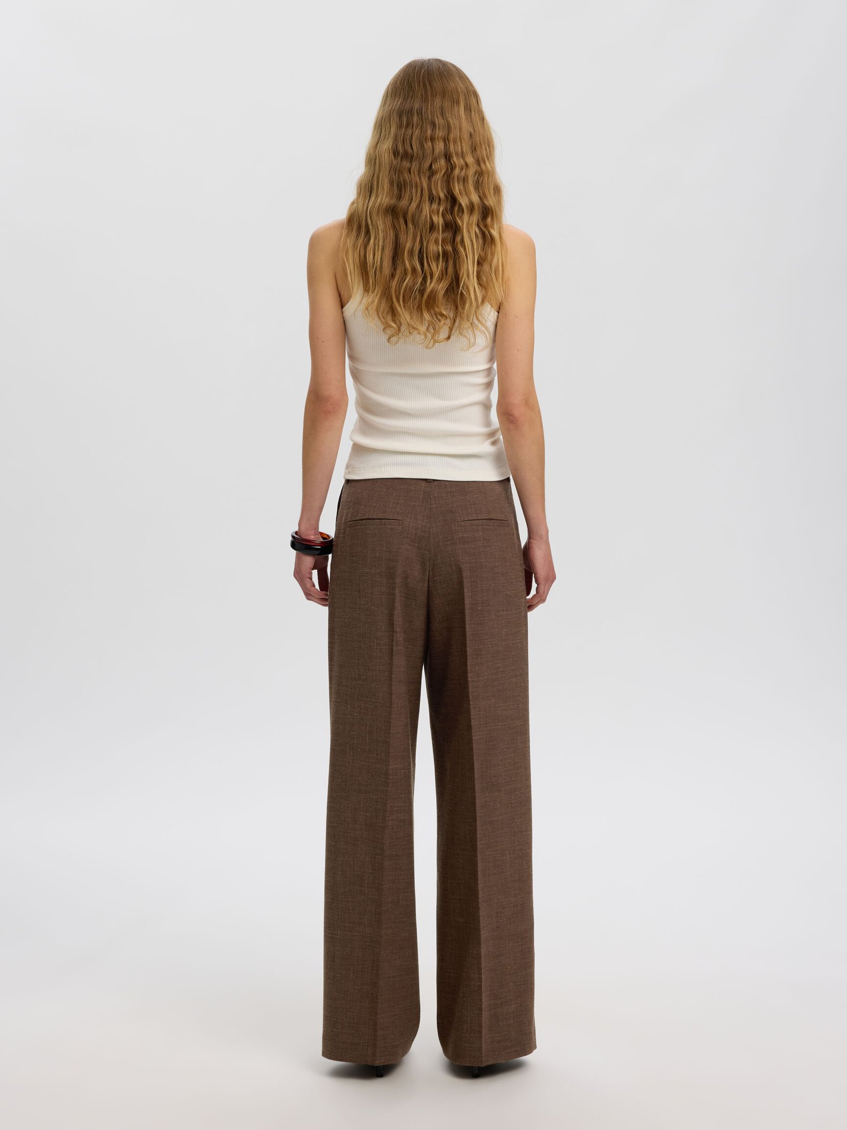 TAILORED WIDE-LEG TROUSERS