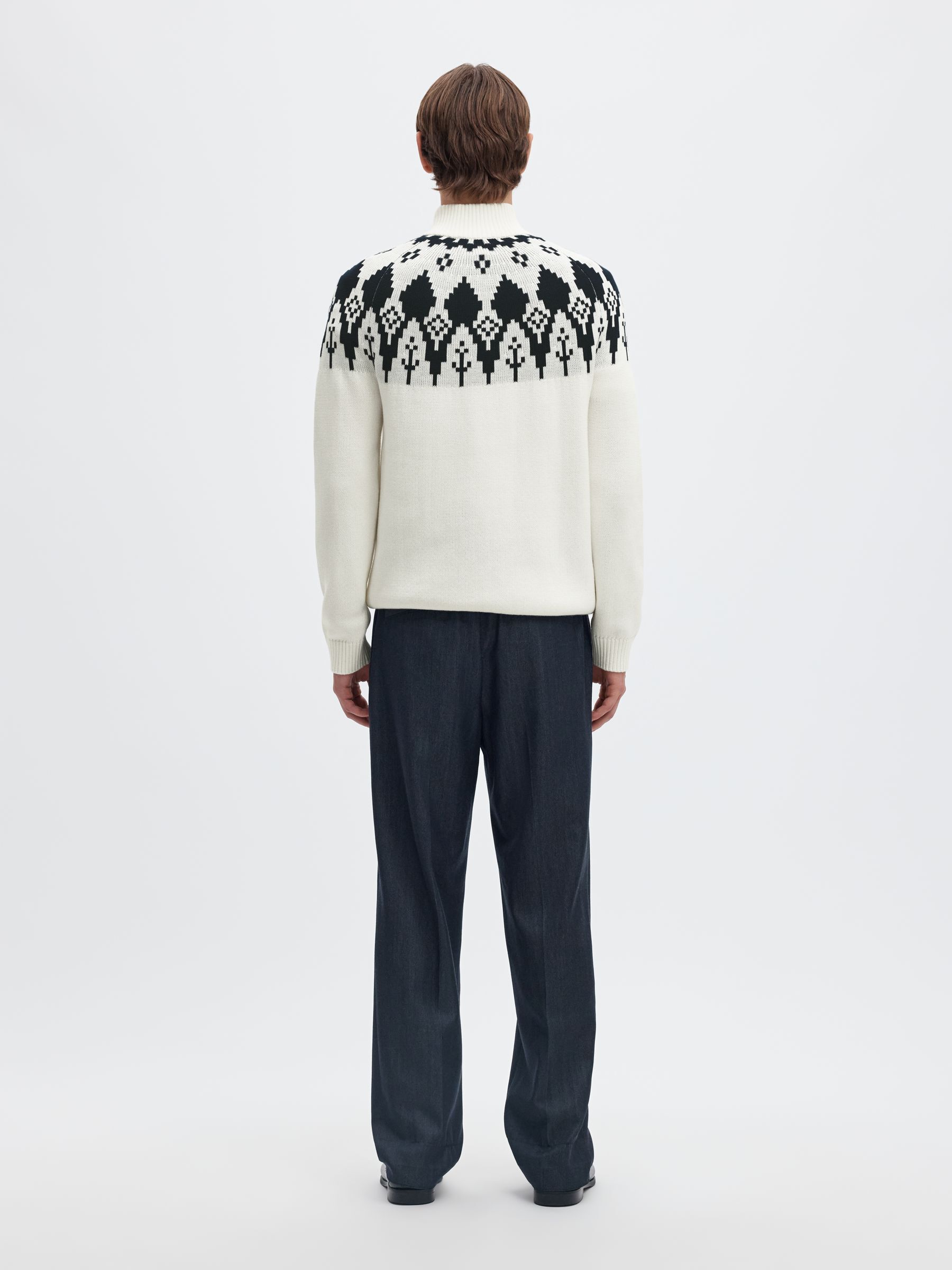 ORGANIC COTTON HALF-ZIP JUMPER