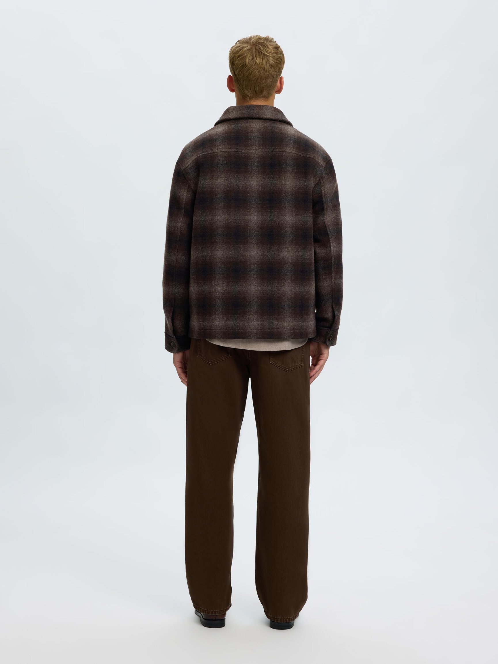 WOOL BLEND SHACKET