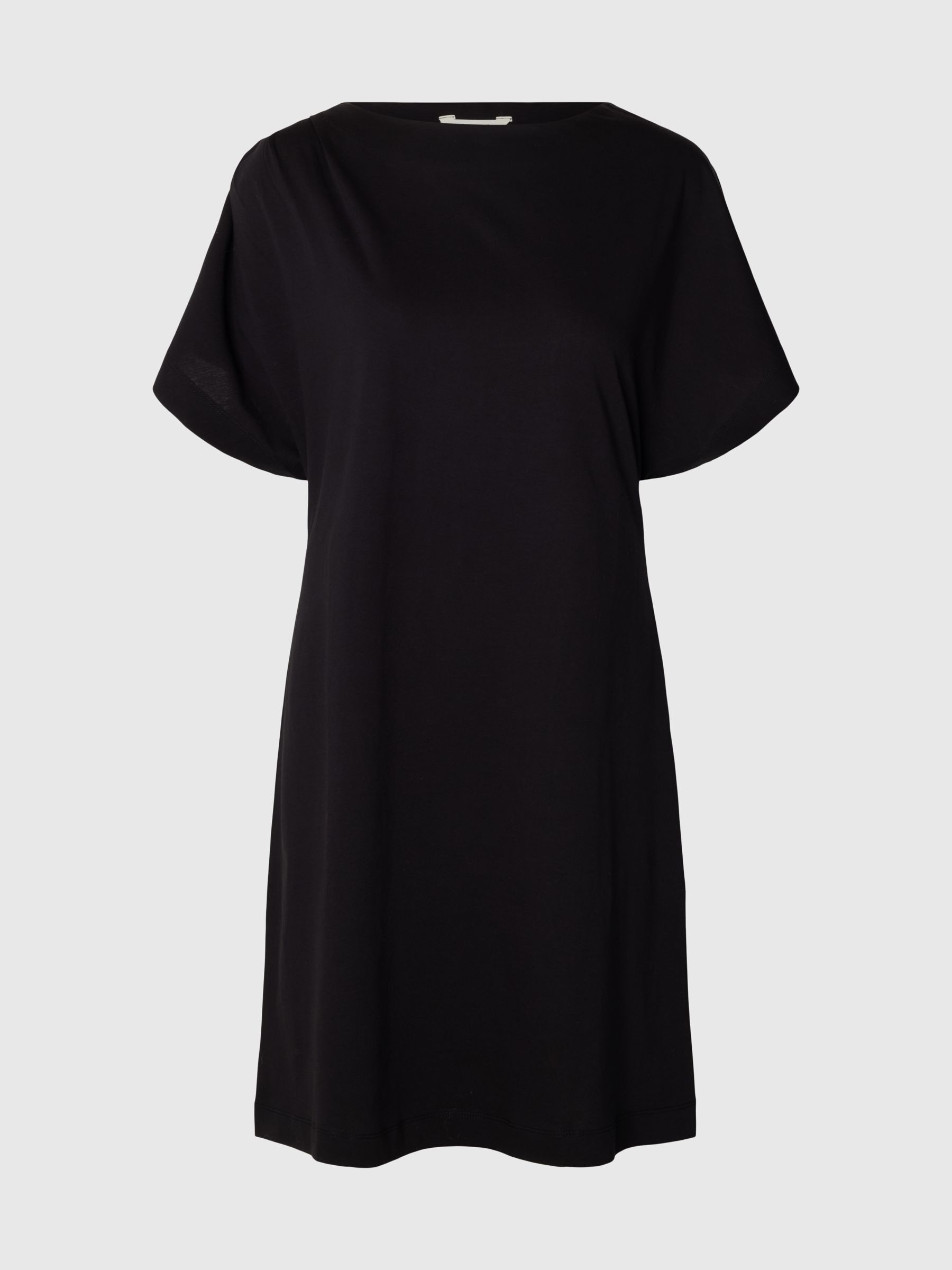 COTTON SHORT SLEEVED MINI DRESS