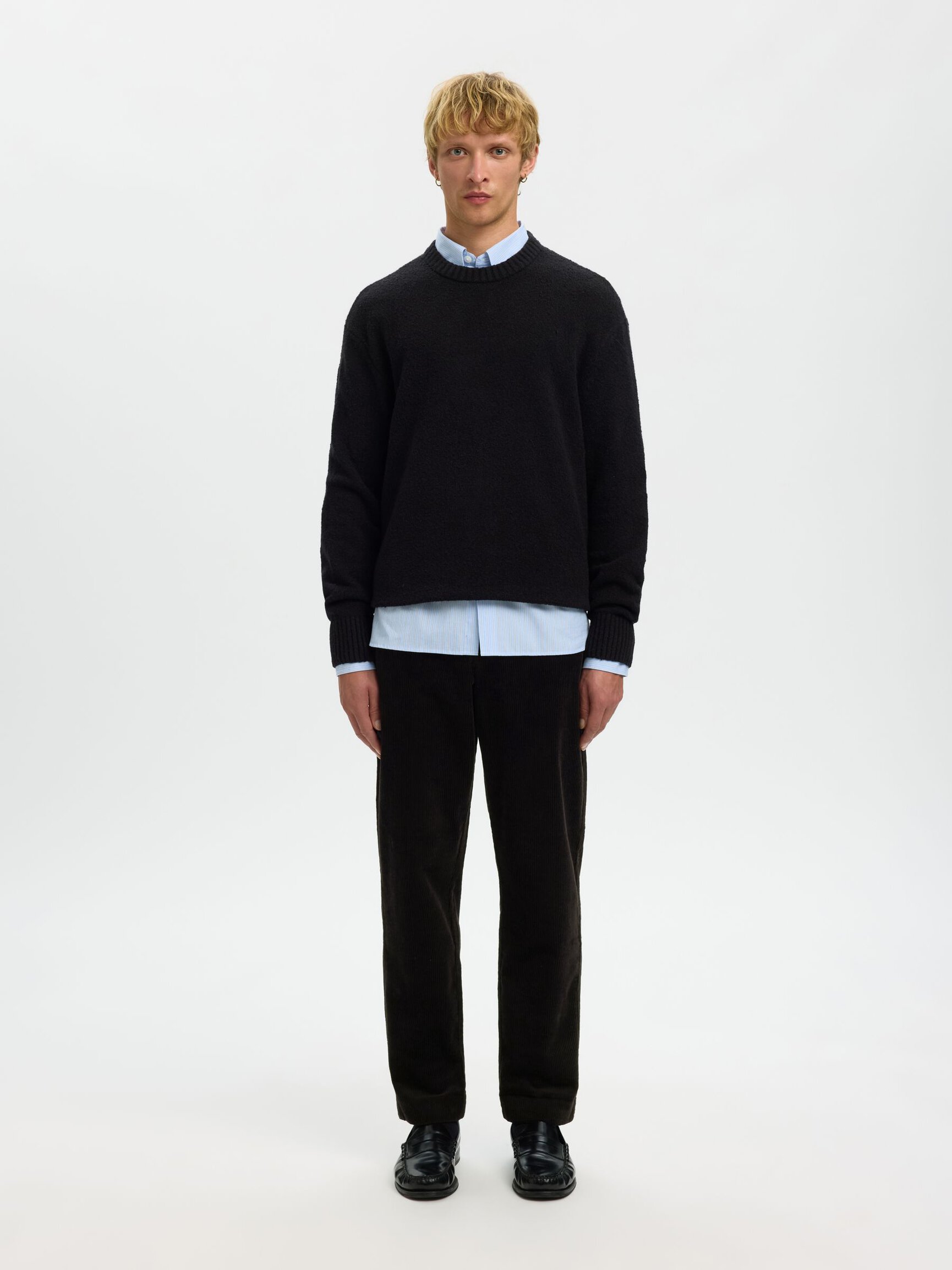CORDUROY REGULAR FIT TROUSERS