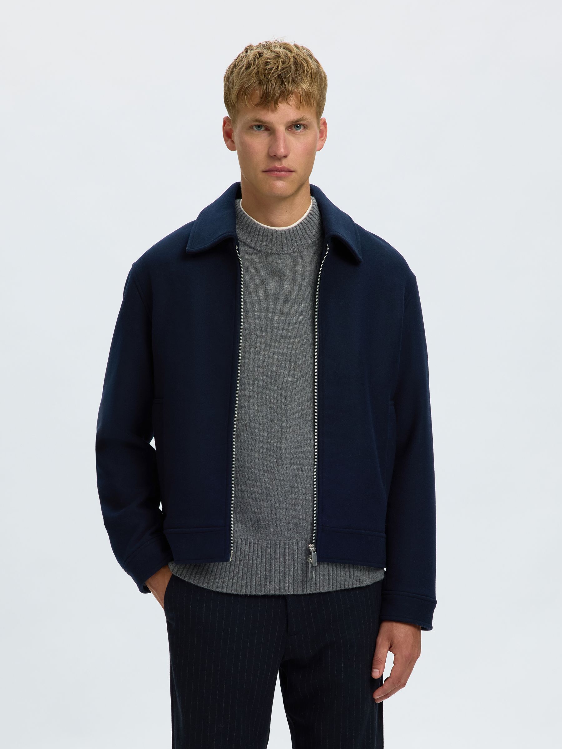 WOOL BLEND JACKET