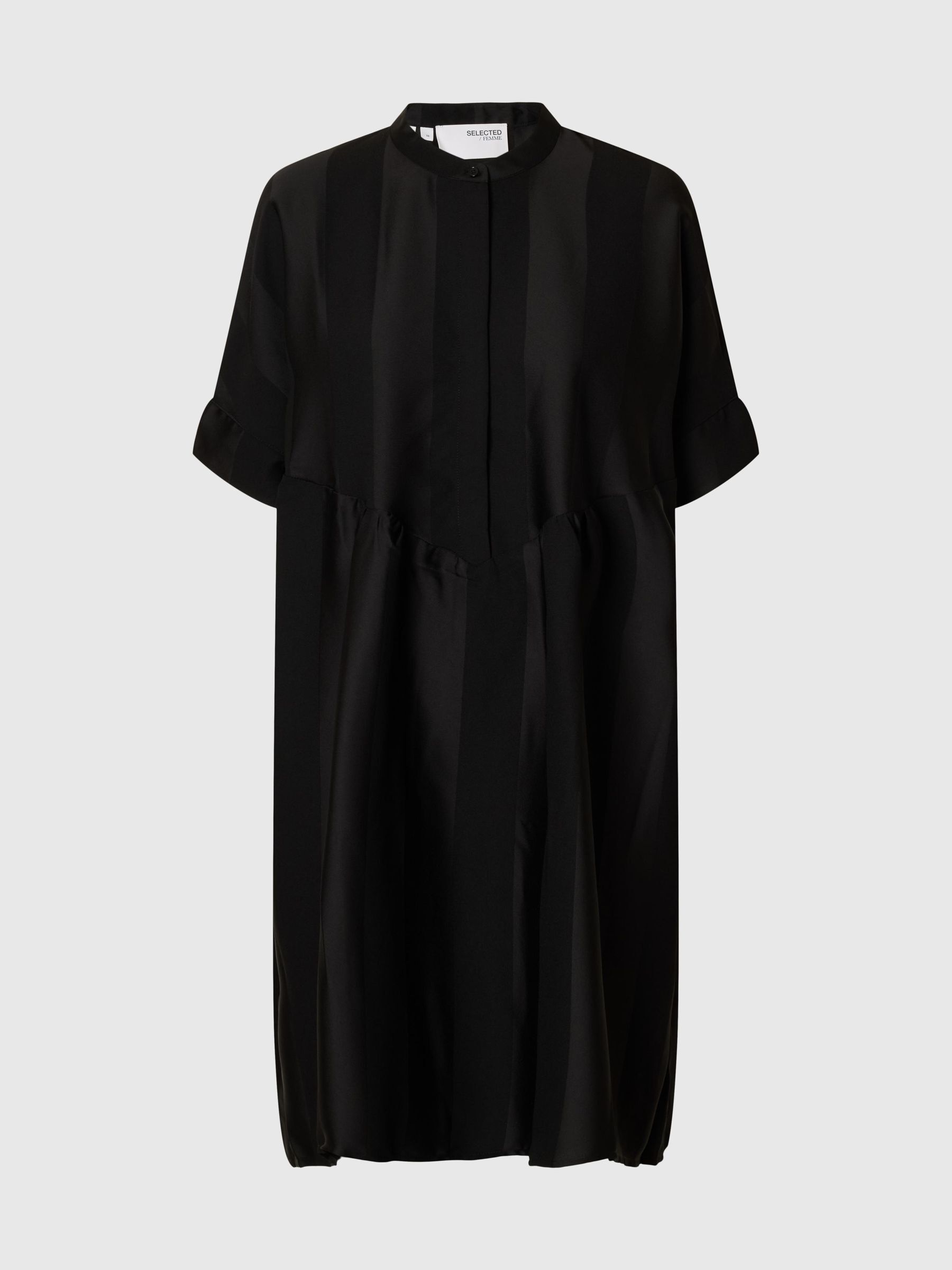 OVERSIZED SATIN MINI DRESS