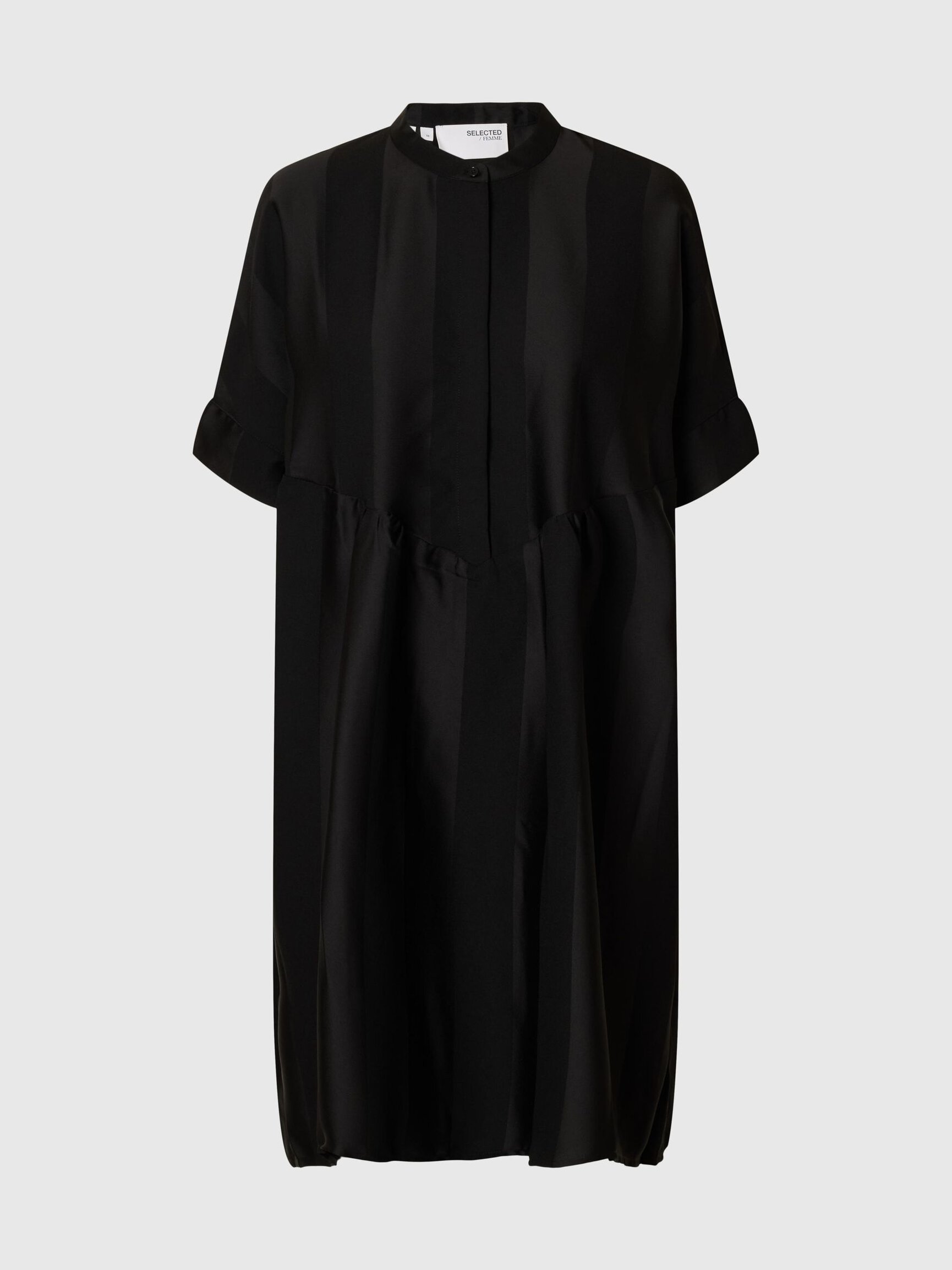 OVERSIZED SATIN MINI DRESS