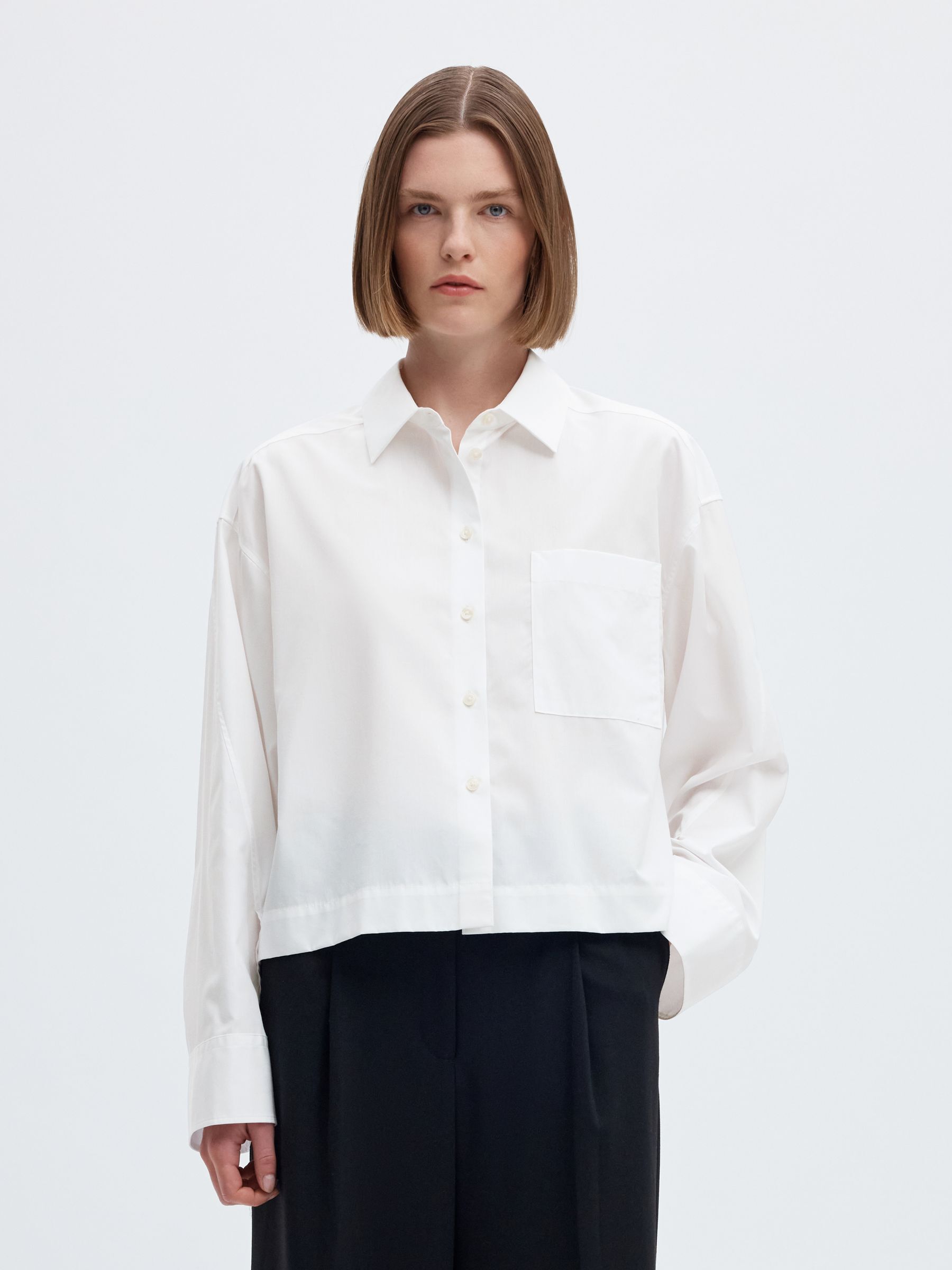 CROP-BLUSE