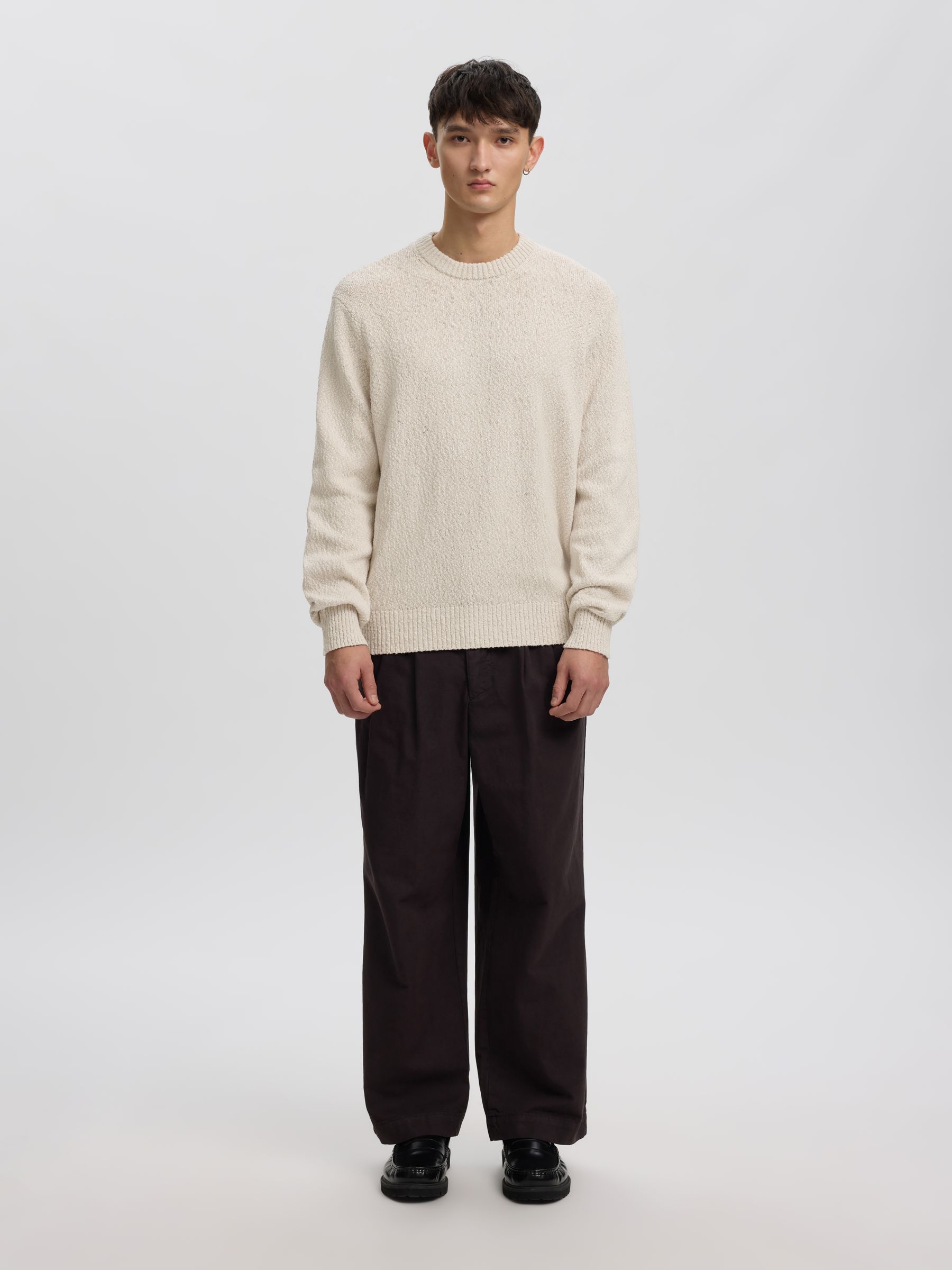 COTTON CREWNECK JUMPER