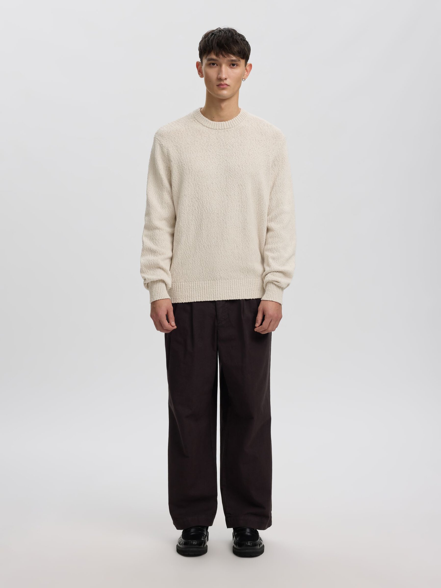 COTTON CREWNECK JUMPER