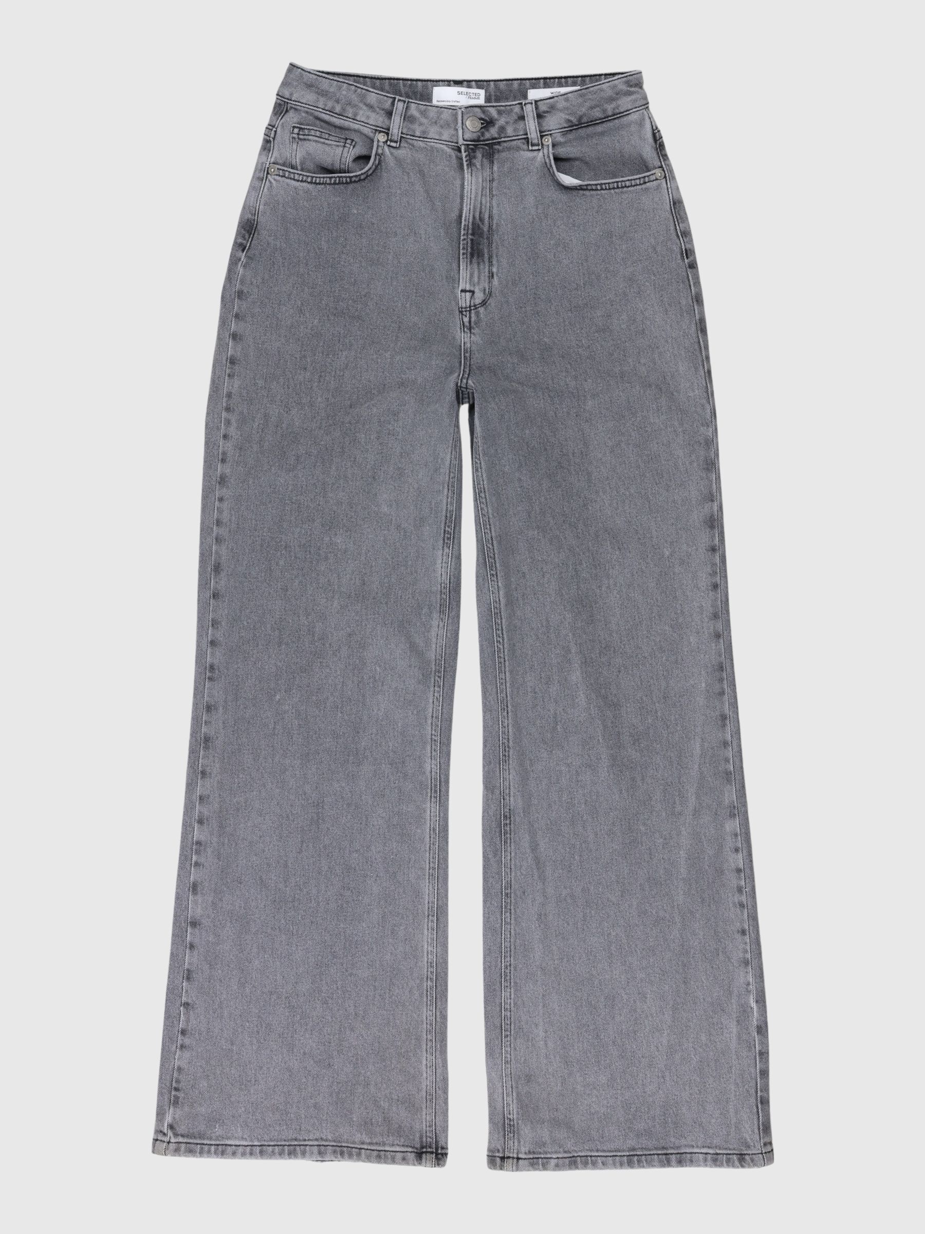 GRIJS WIDE FIT JEANS
