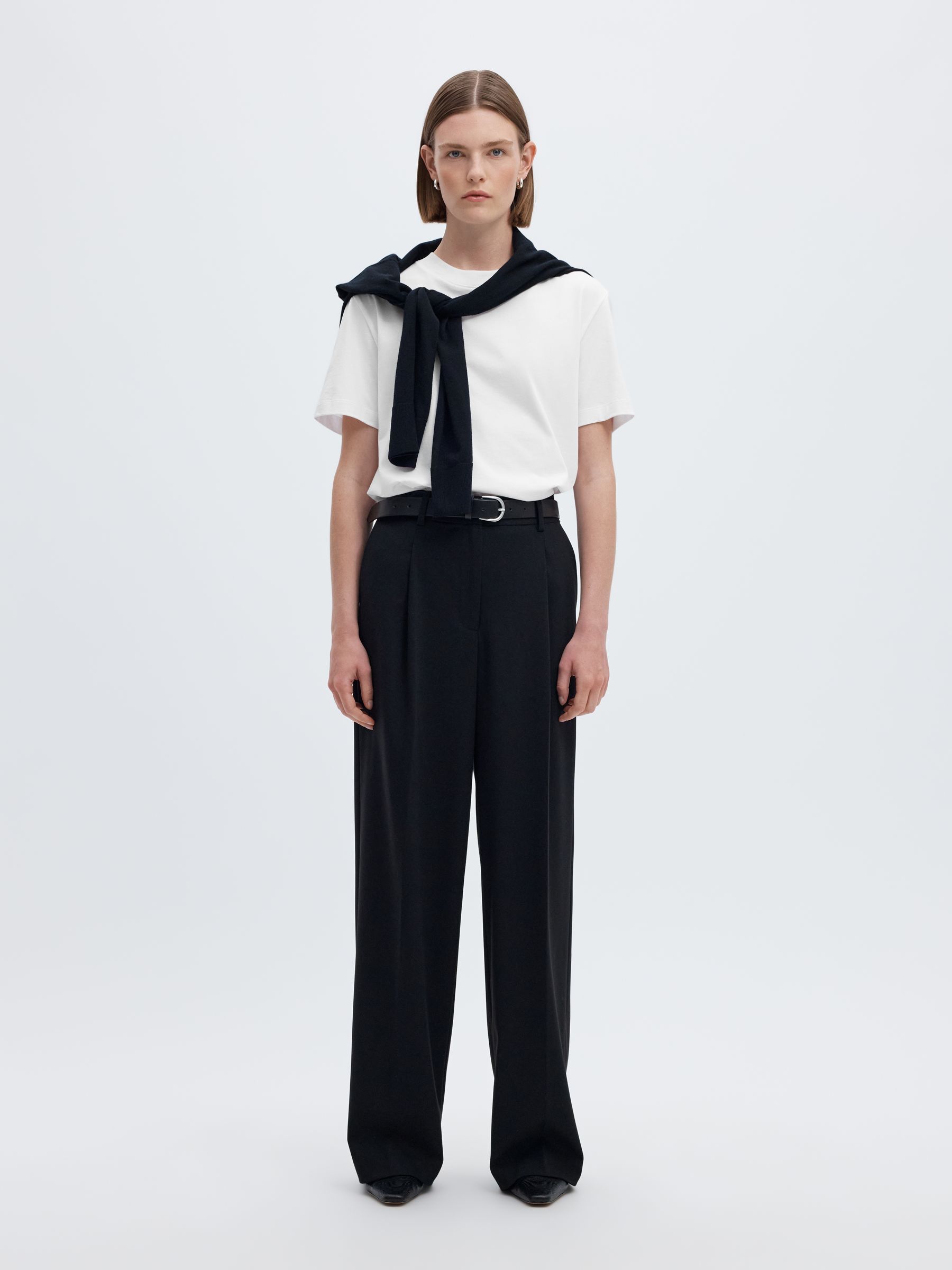 MOCK NECK T-SHIRT