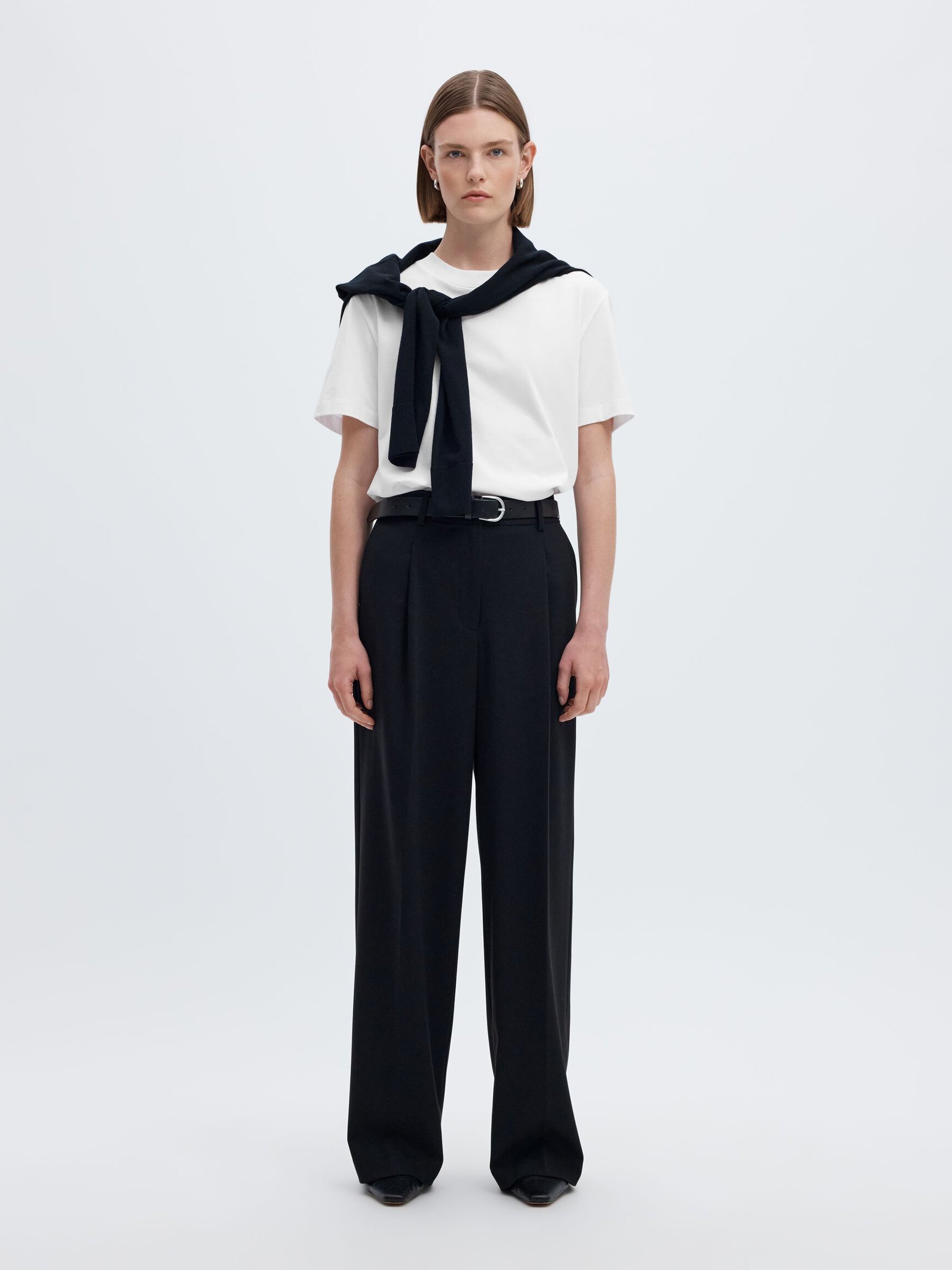 MOCK NECK T-SHIRT